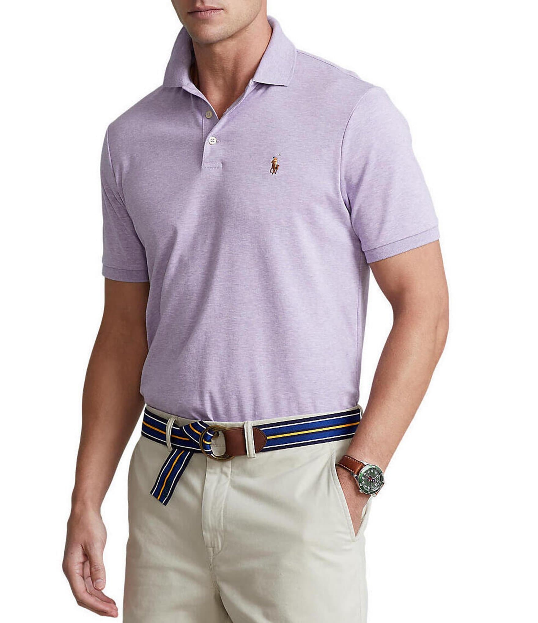 mens purple ralph lauren polo shirt