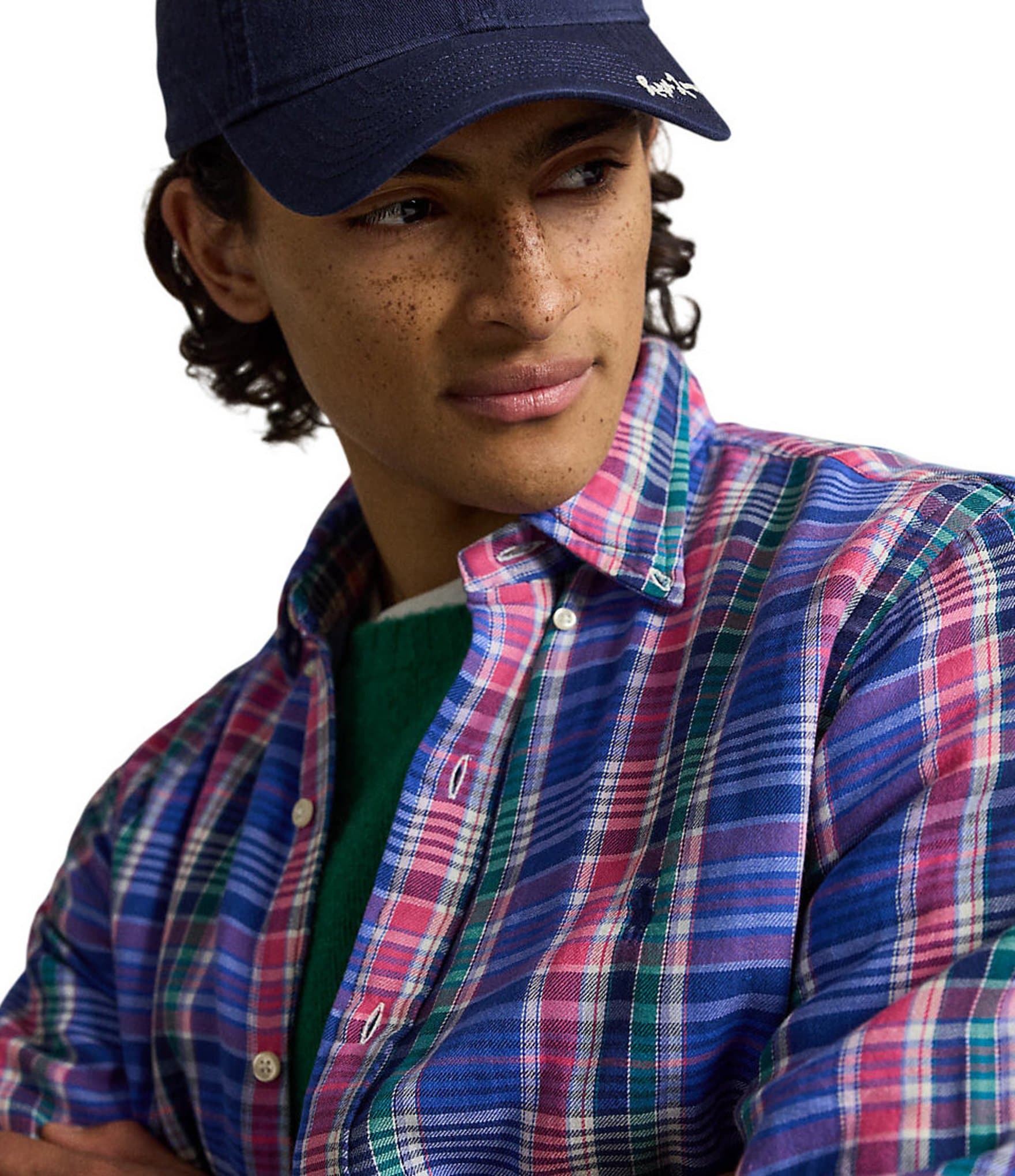 Polo Ralph Lauren Classic Fit Plaid Double-Faced Long Sleeve Woven Shirt