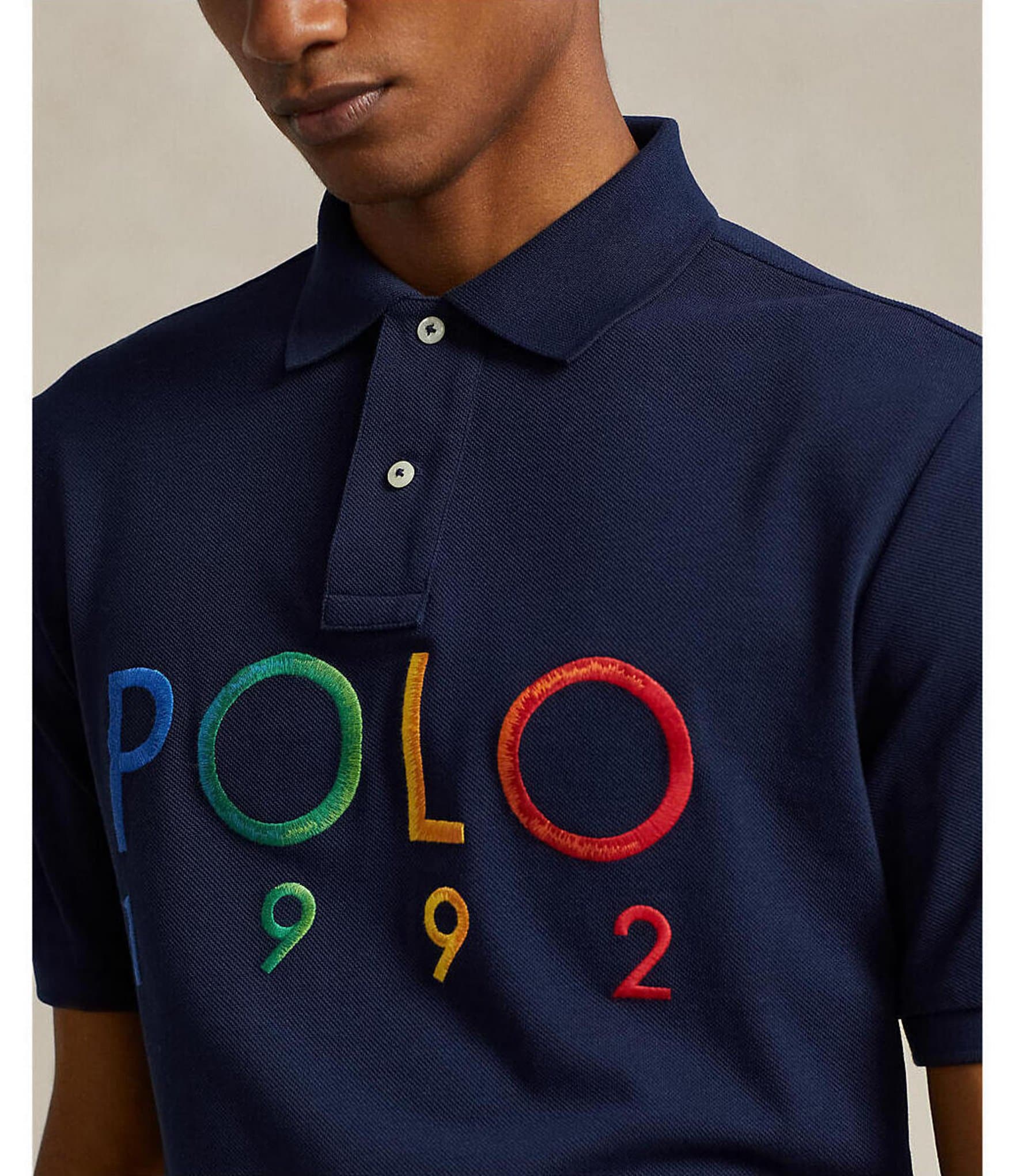 Polo Ralph Lauren Classic Fit Polo 1992 Mesh Short Sleeve Polo Shirt