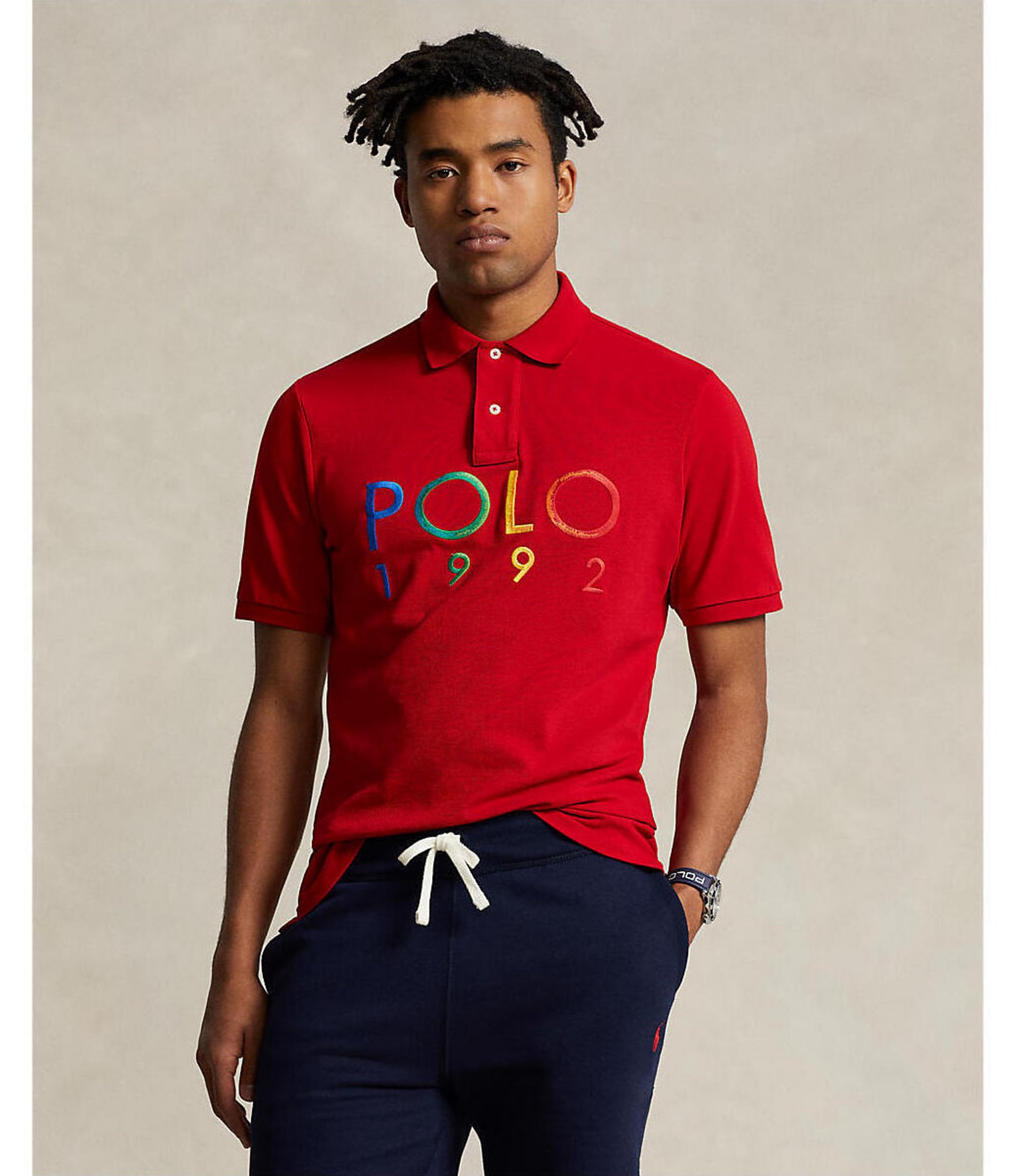 Polo Ralph Lauren Classic Fit Polo 1992 Mesh Short Sleeve Polo Shirt