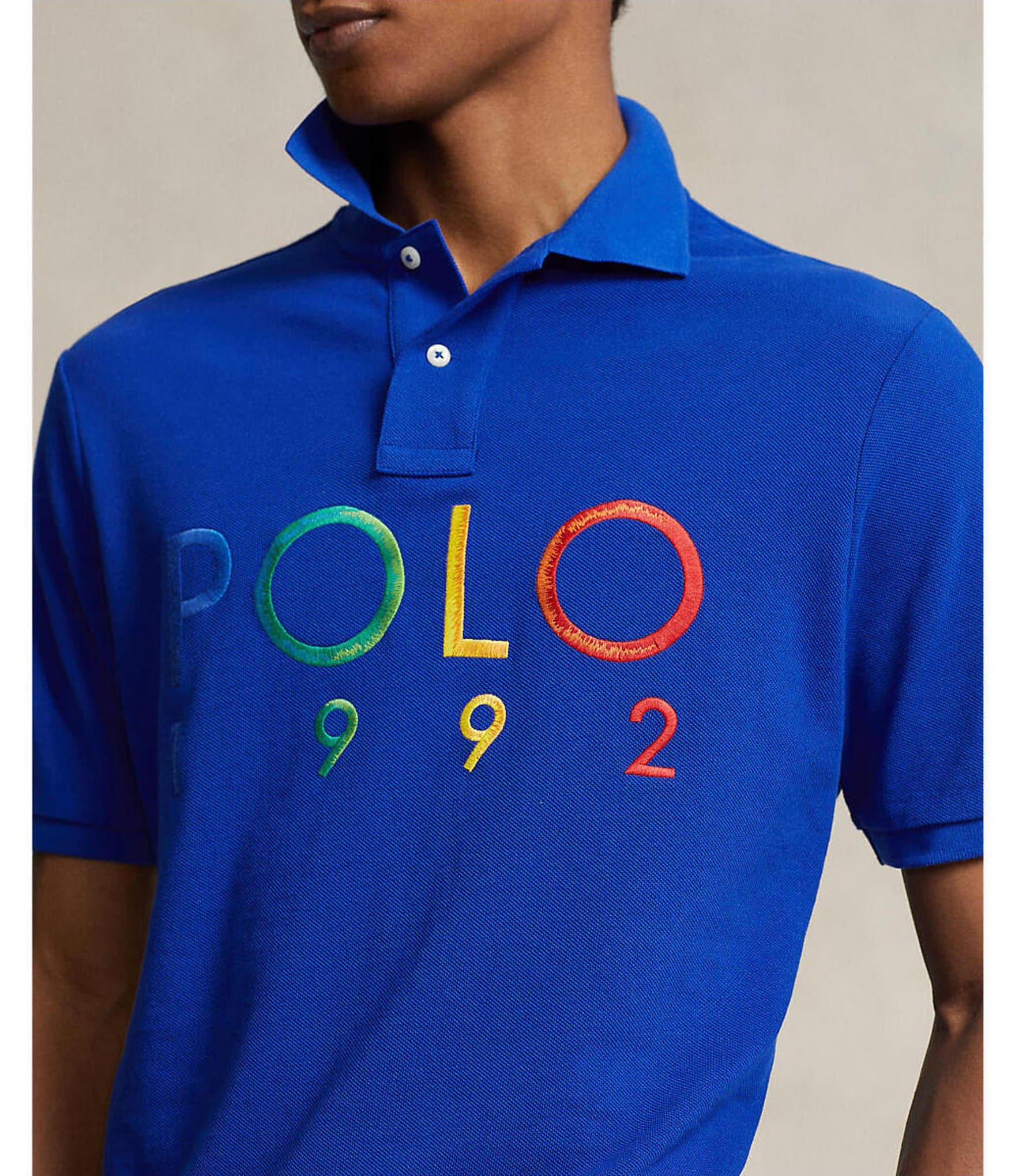 Polo Ralph Lauren Classic Fit Polo 1992 Mesh Short Sleeve Polo Shirt