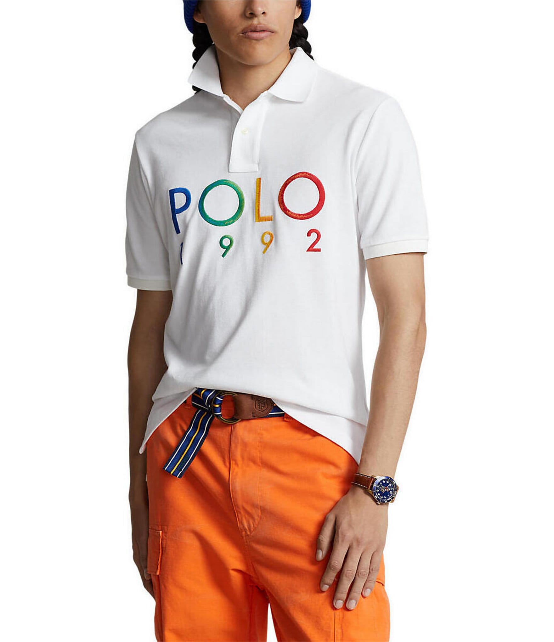 Polo Ralph Lauren Classic Fit Polo 1992 Mesh Short Sleeve Polo Shirt