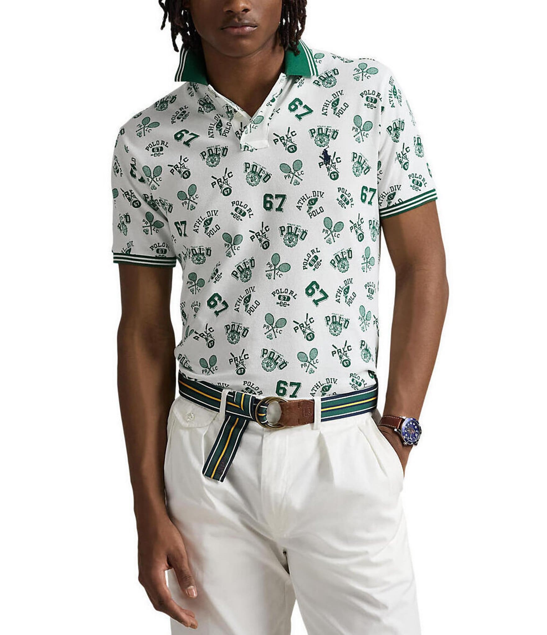 何でも揃う Polo Ralph Lauren Classic Fit Tennis Printed Mesh Short ウェア