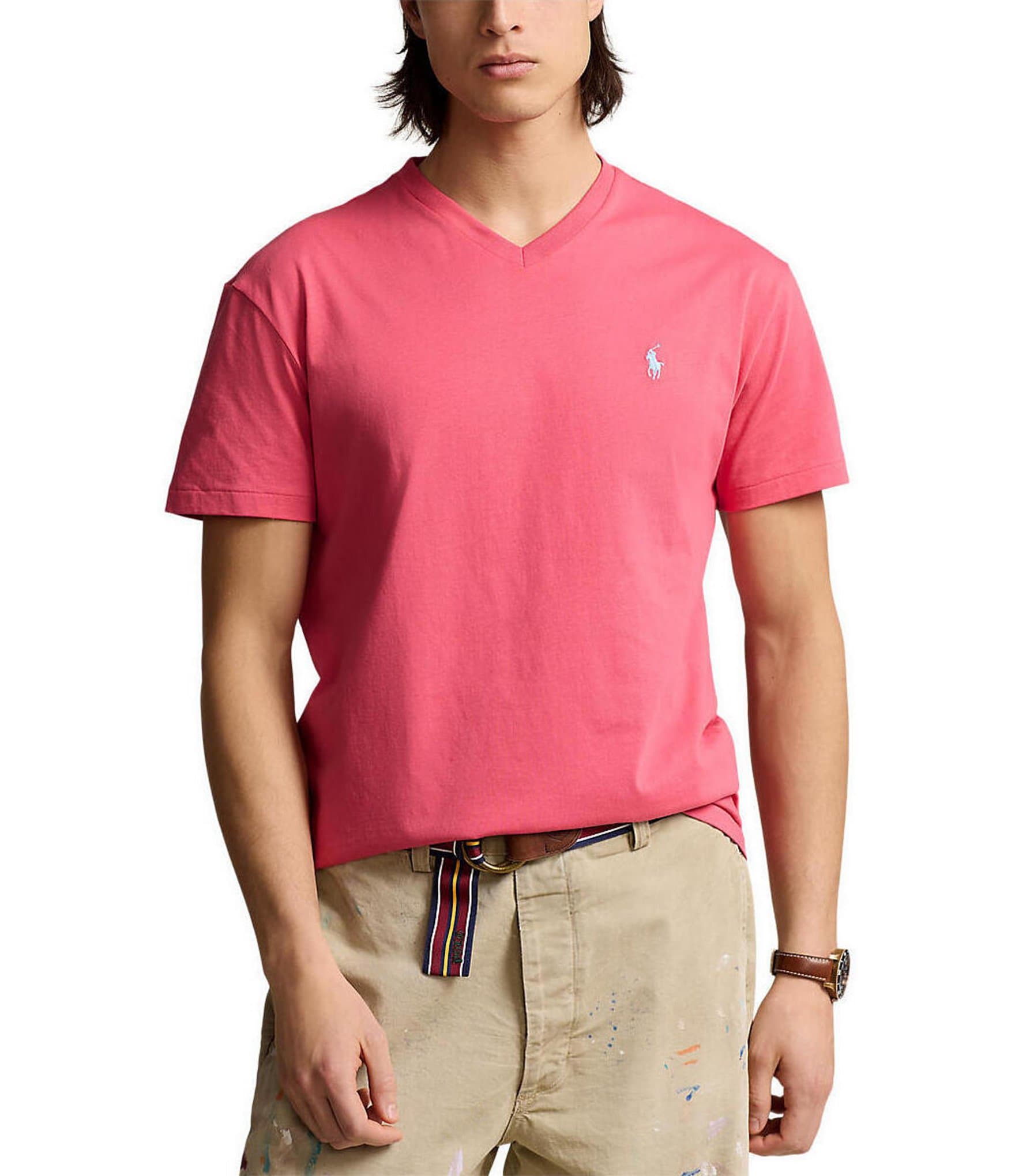 Polo Ralph Lauren Classic Fit Short Sleeve V-Neck T-Shirt