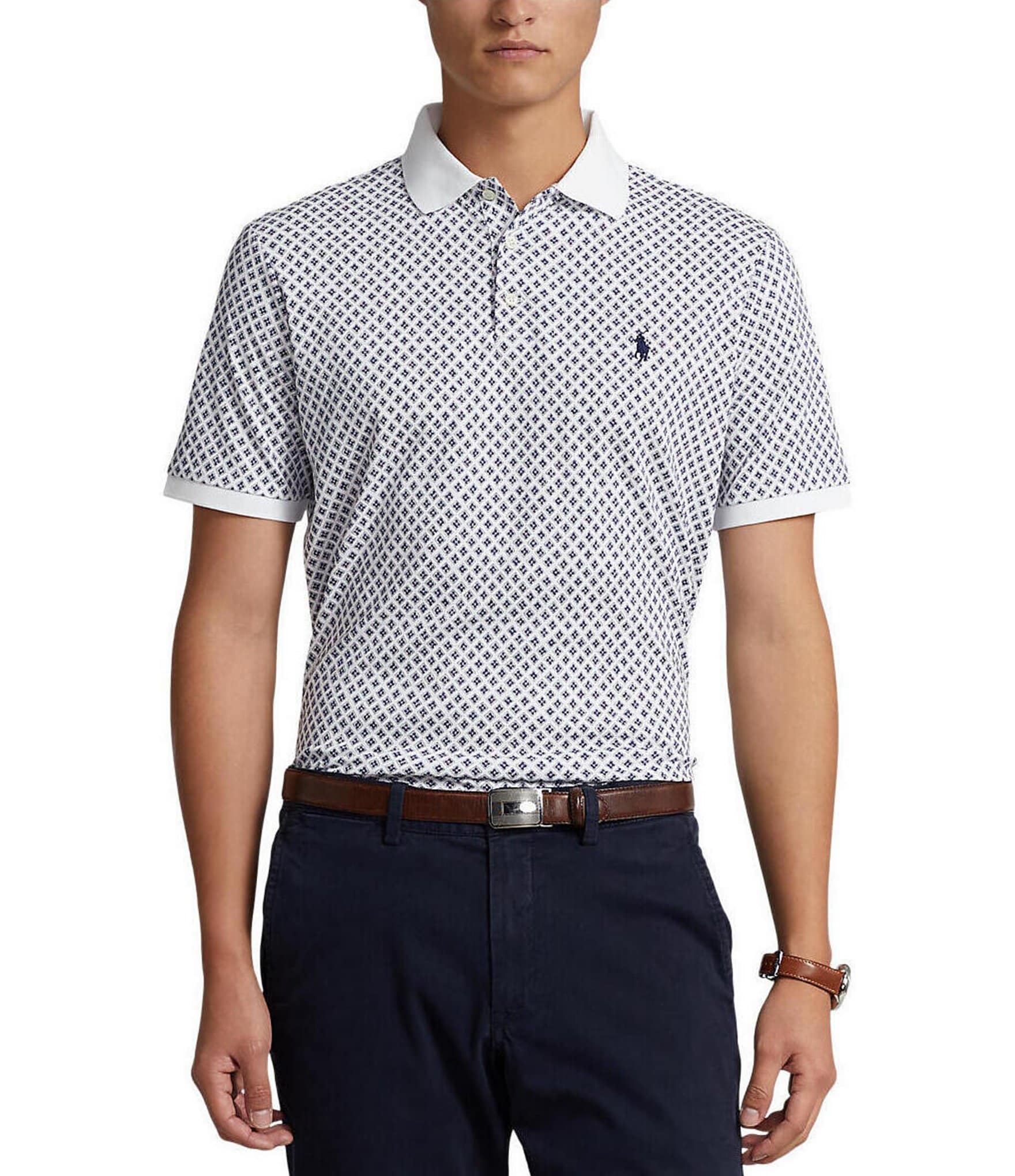 Polo Ralph Lauren Classic Fit Soft Touch Foulard Short-Sleeve Polo Shirt