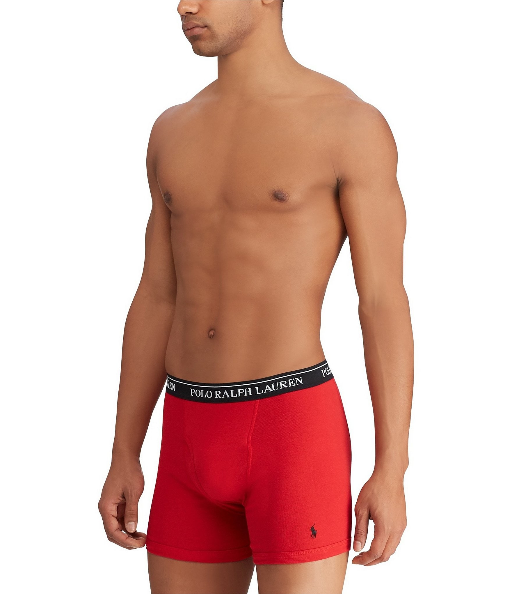 Polo Ralph Lauren Classic Fit Solid Boxer Briefs 3-Pack