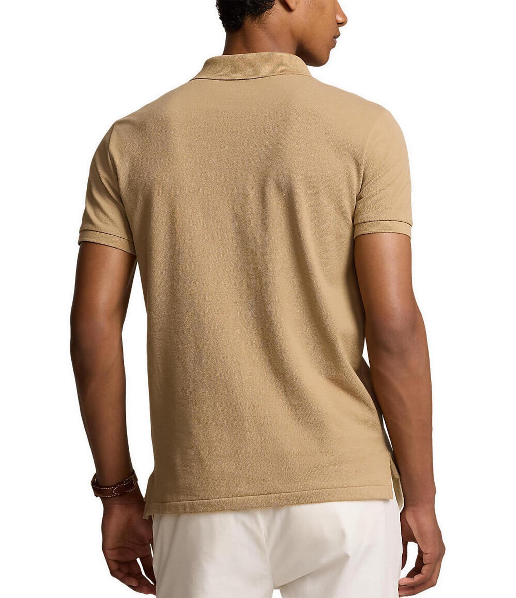 Polo Ralph Lauren Classic Fit Solid Cotton Mesh Polo Shirt