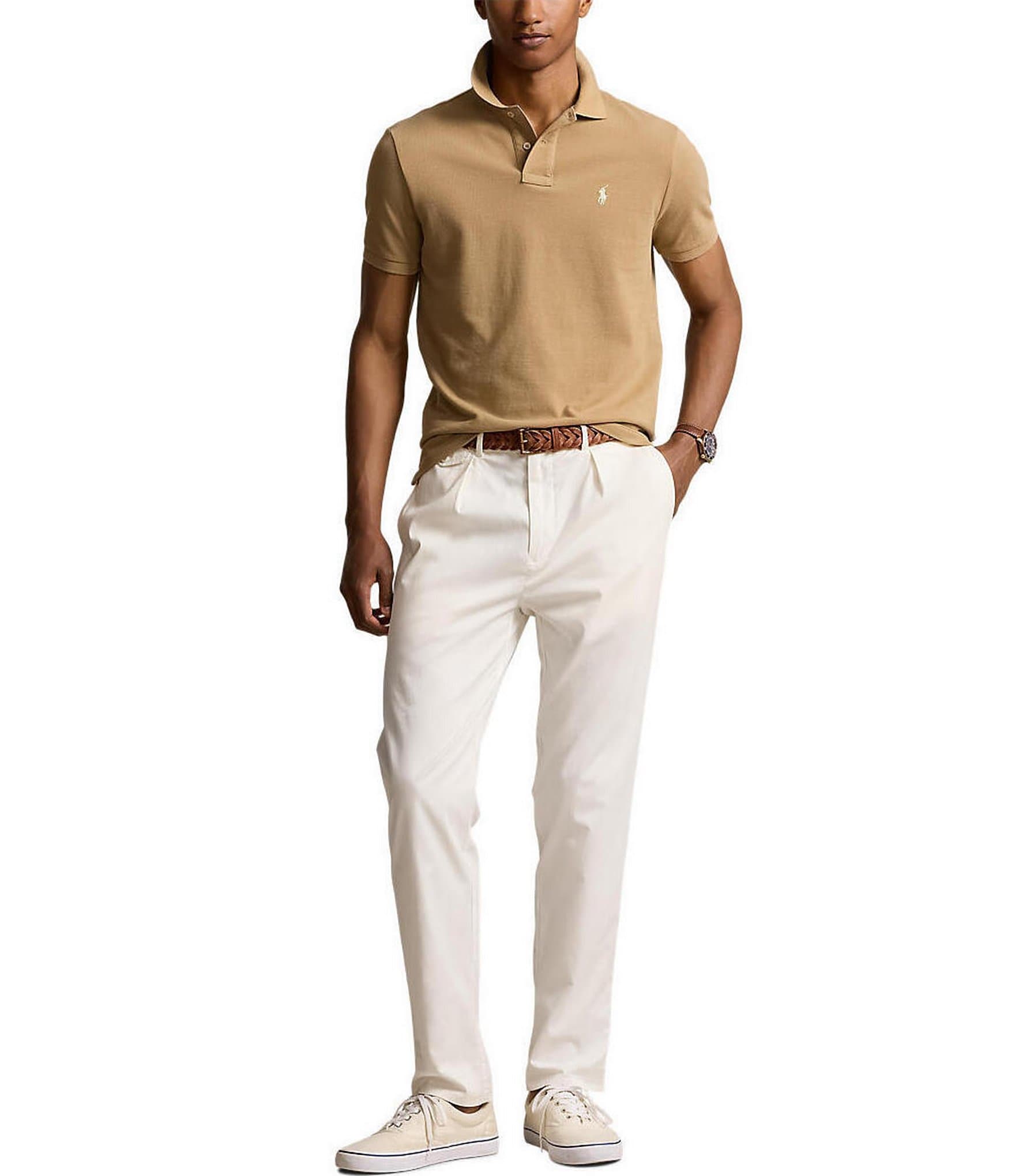Polo Ralph Lauren Classic Fit Solid Cotton Mesh Polo Shirt
