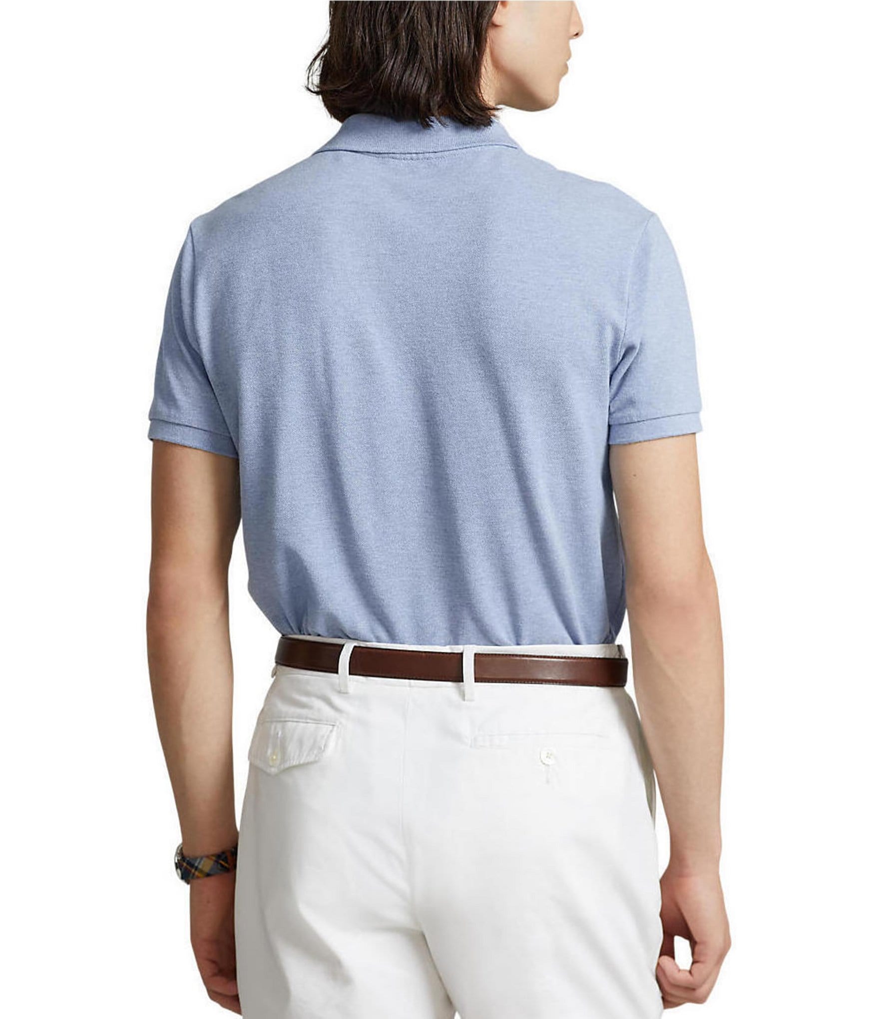 Polo Ralph Lauren Classic Fit Solid Cotton Mesh Polo Shirt