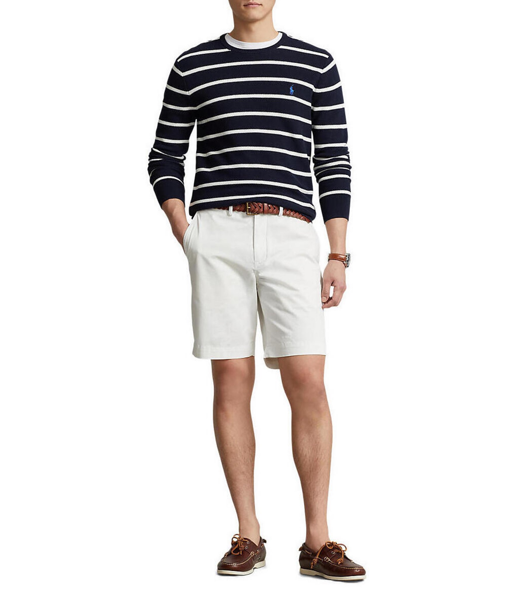 Polo Ralph Lauren Classic-Fit Stretch 9.25#double; Inseam Chino Shorts