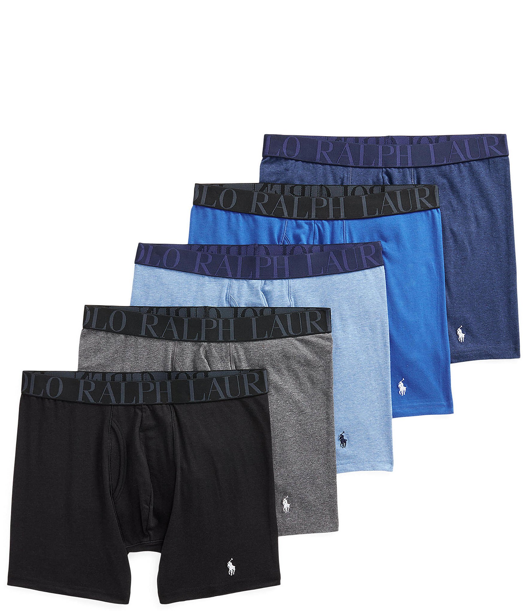 Polo Ralph Lauren Classic Fit Stretch Boxer Brief 5-Pack