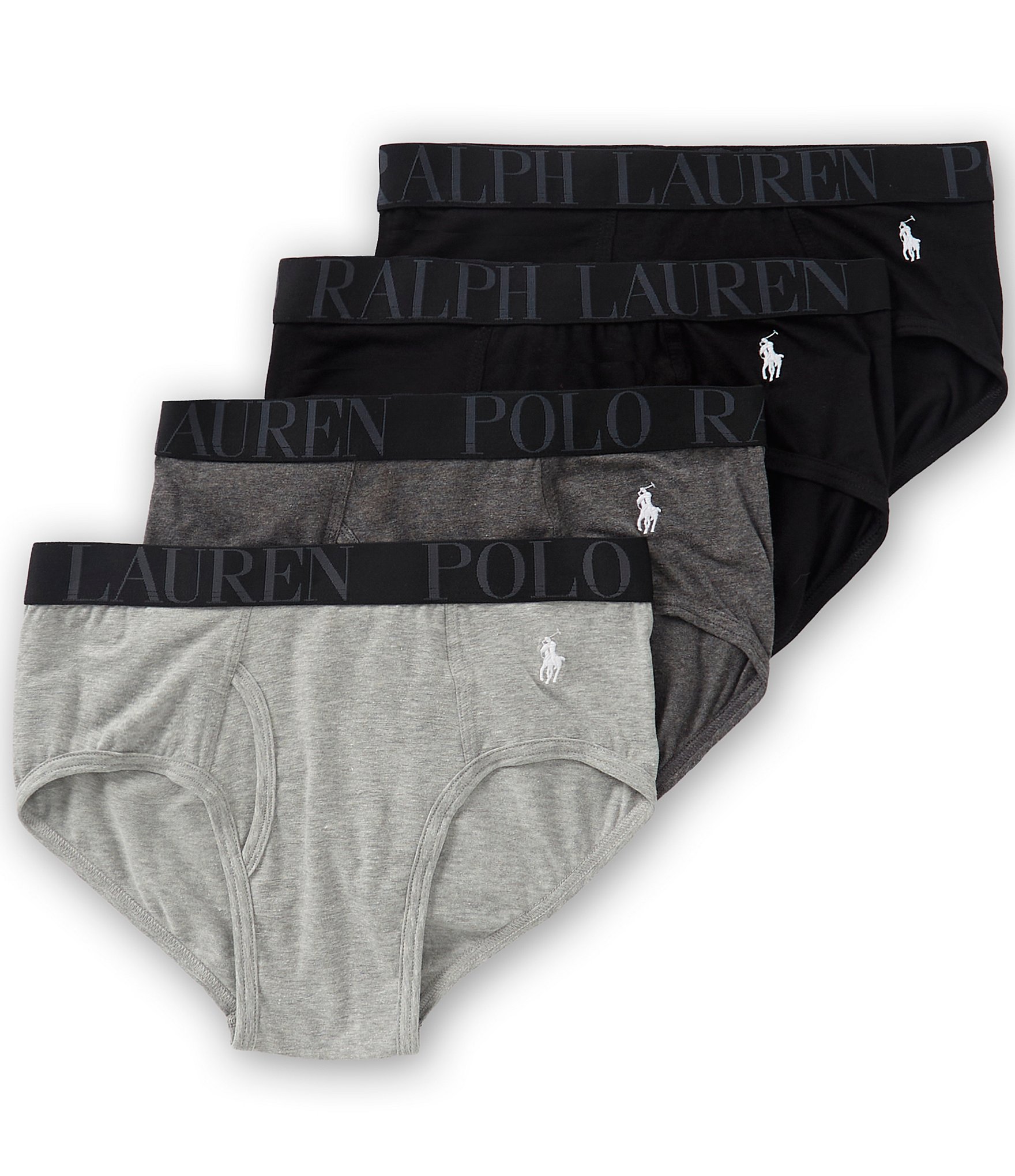 Polo Ralph Lauren Classic Fit Stretch Briefs 4-Pack