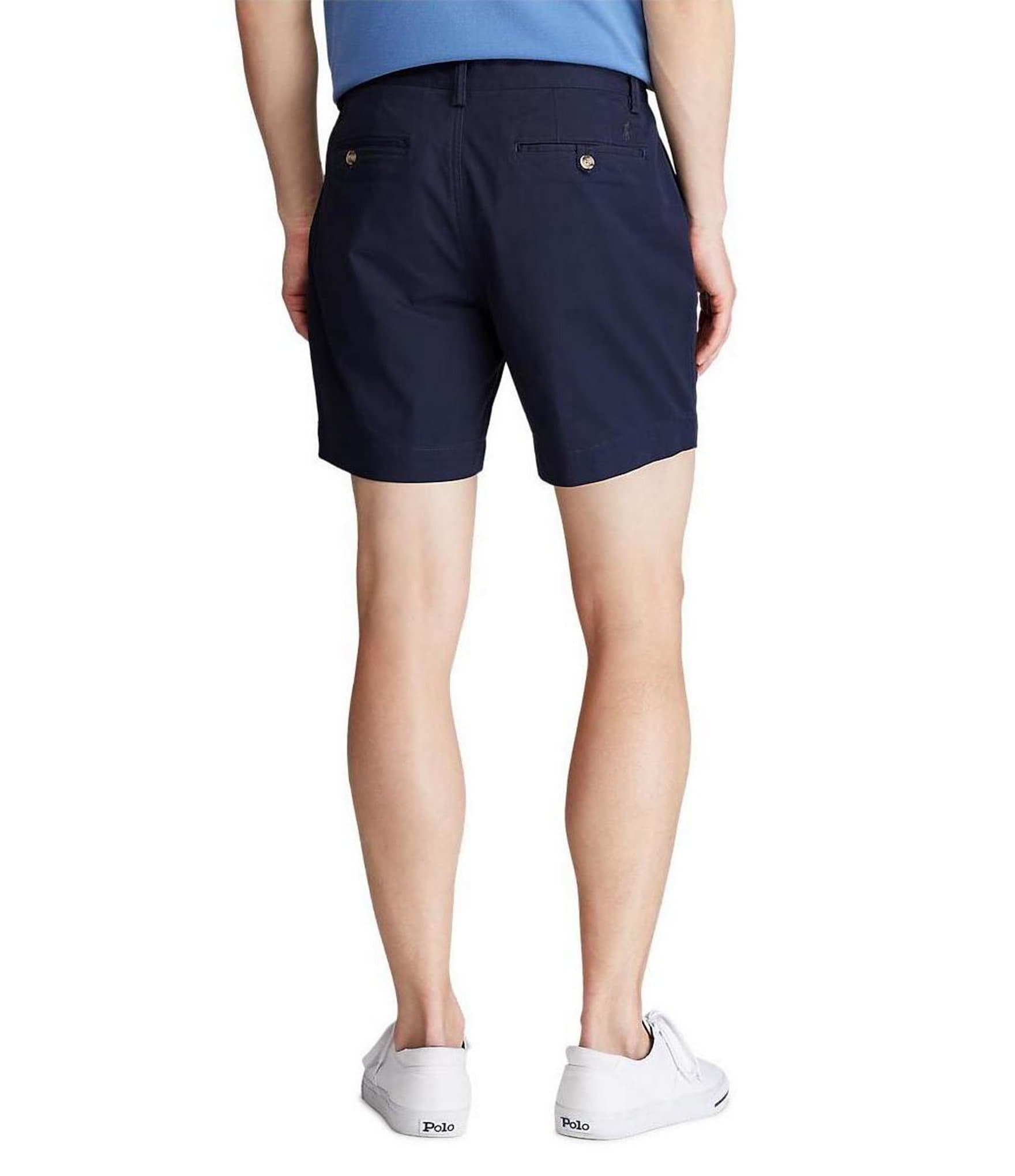 Polo Ralph Lauren Stretch Classic-Fit Chino 6#double; Inseam Shorts