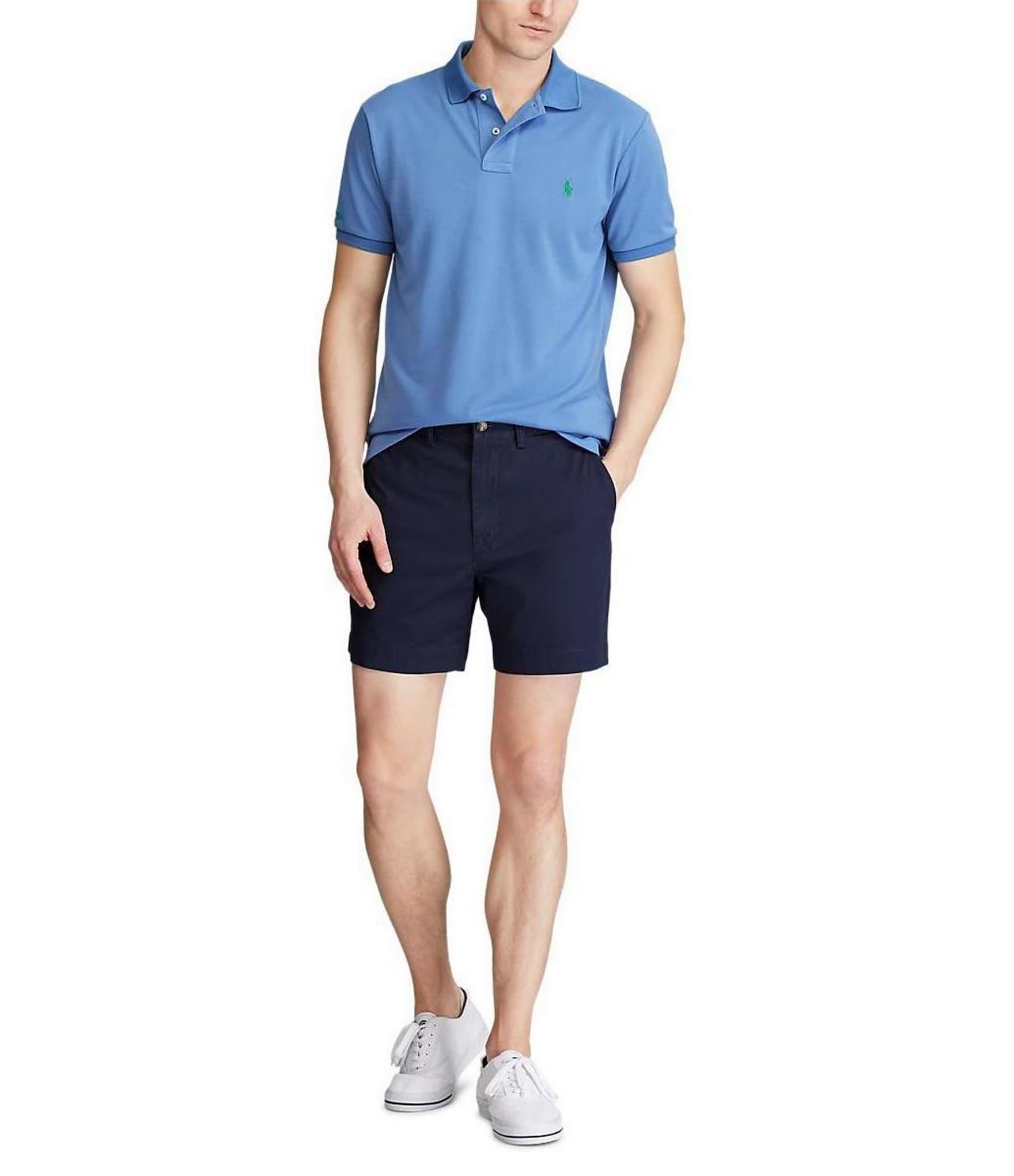 Polo Ralph Lauren Stretch Classic-Fit Chino 6#double; Inseam Shorts