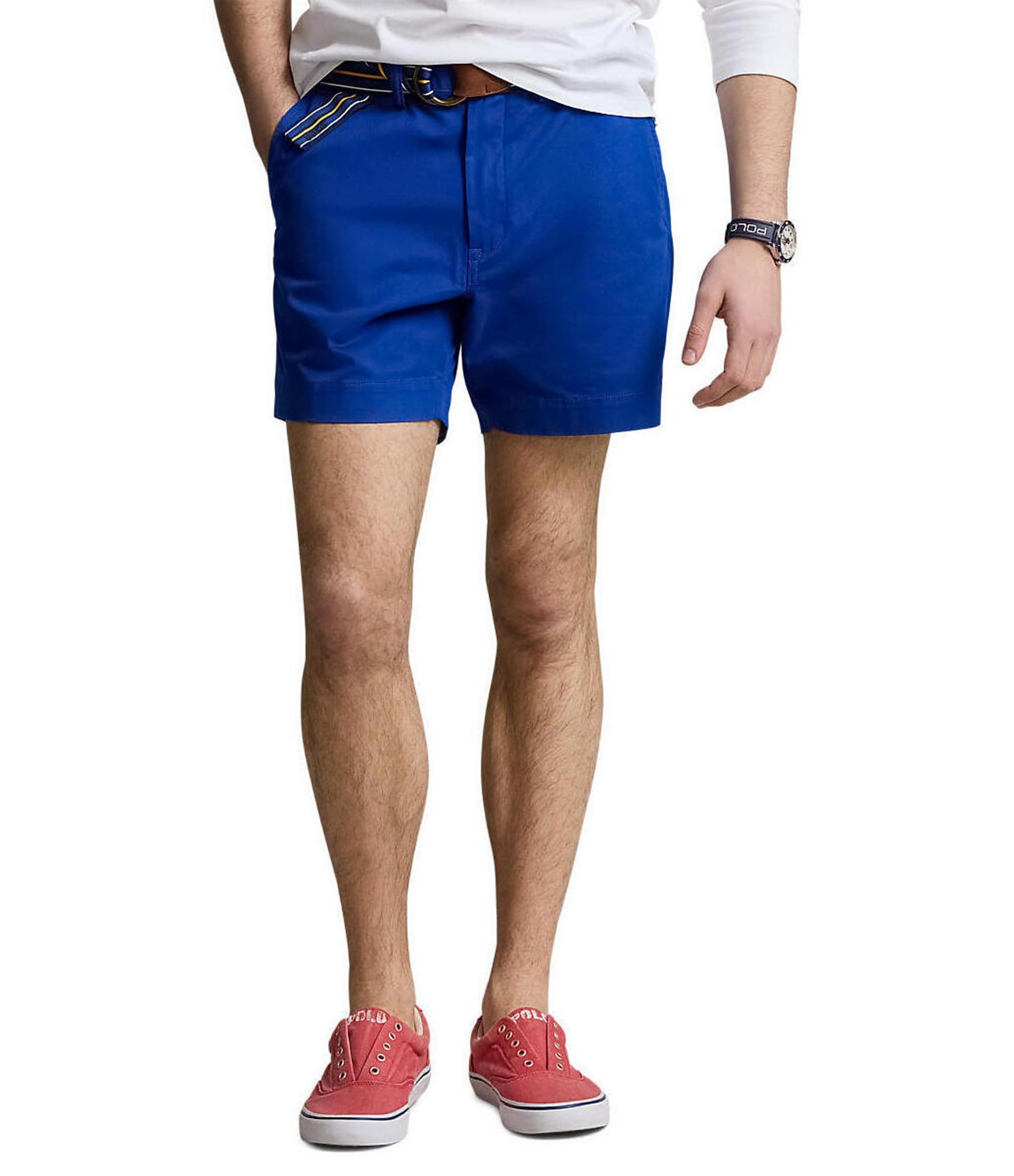 Polo Ralph Lauren Stretch Classic-Fit Chino 6 Inseam Shorts - 42