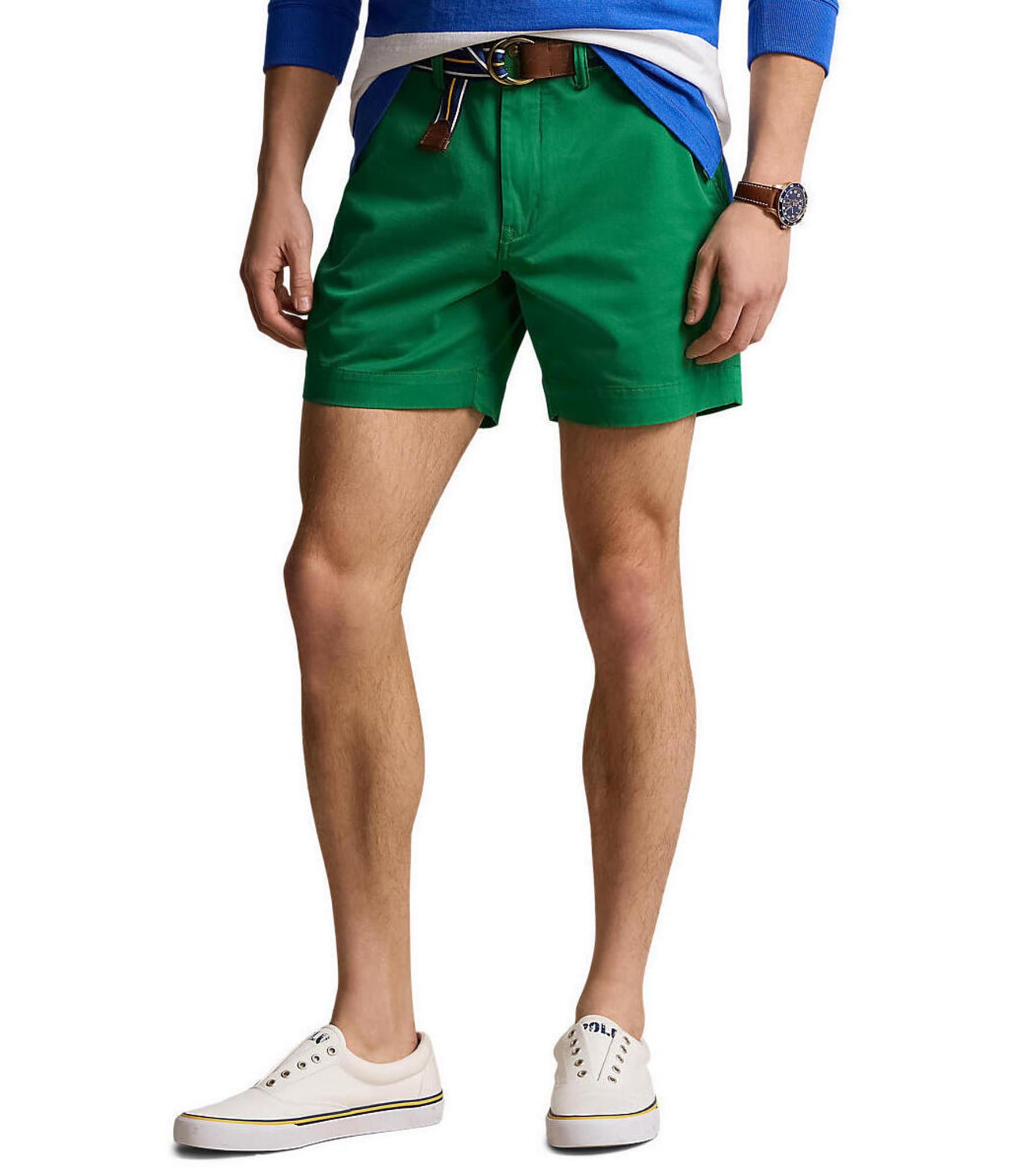 Polo Ralph Lauren Stretch Classic-Fit Chino 6#double; Inseam Shorts