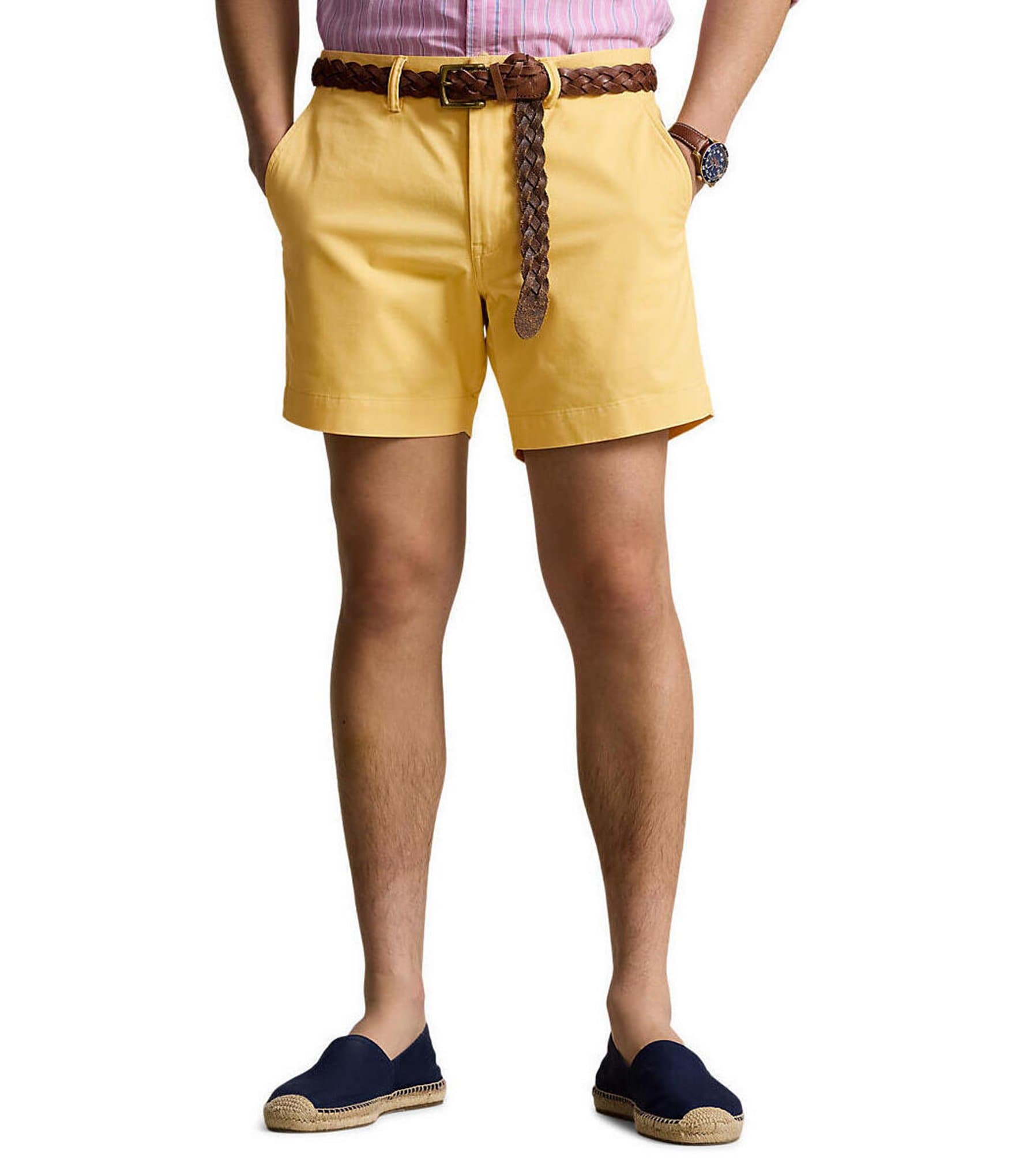 Mens Yellow Shorts