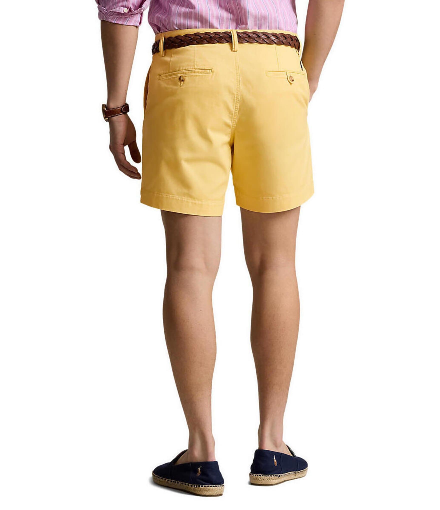 Polo Ralph Lauren Stretch Classic-Fit Chino 6#double; Inseam Shorts