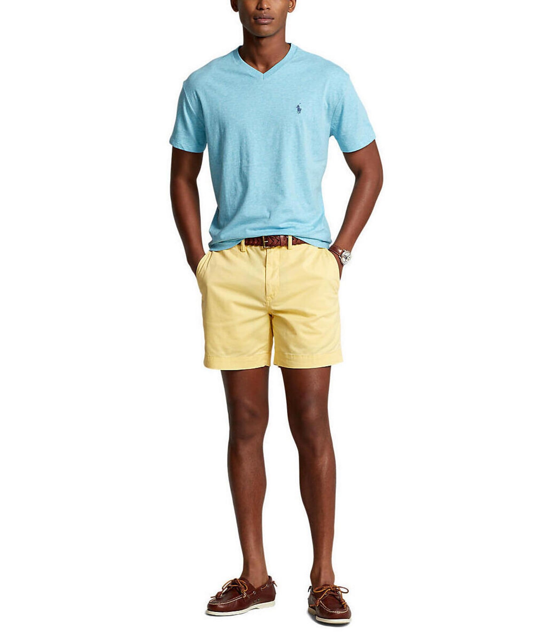 Polo Ralph Lauren Stretch Classic-Fit Chino 6#double; Inseam Shorts