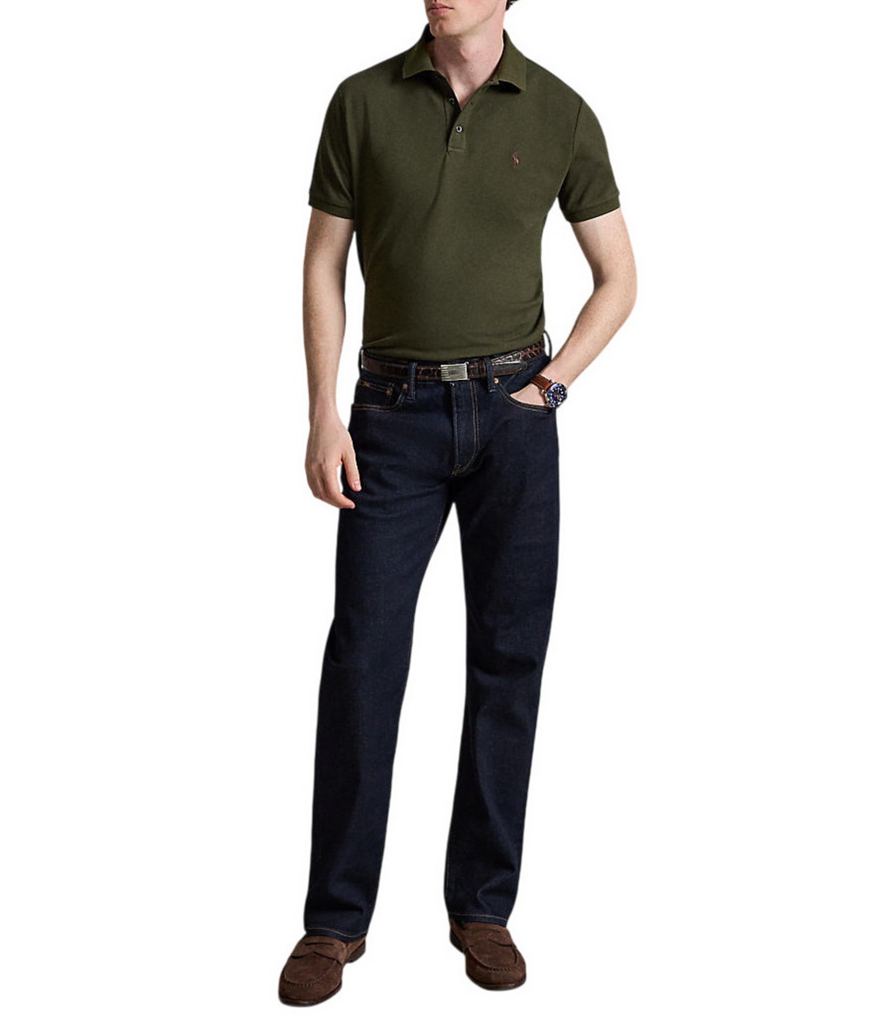 Polo Ralph Lauren Classic Fit Stretch Mesh Short Sleeve Polo Shirt
