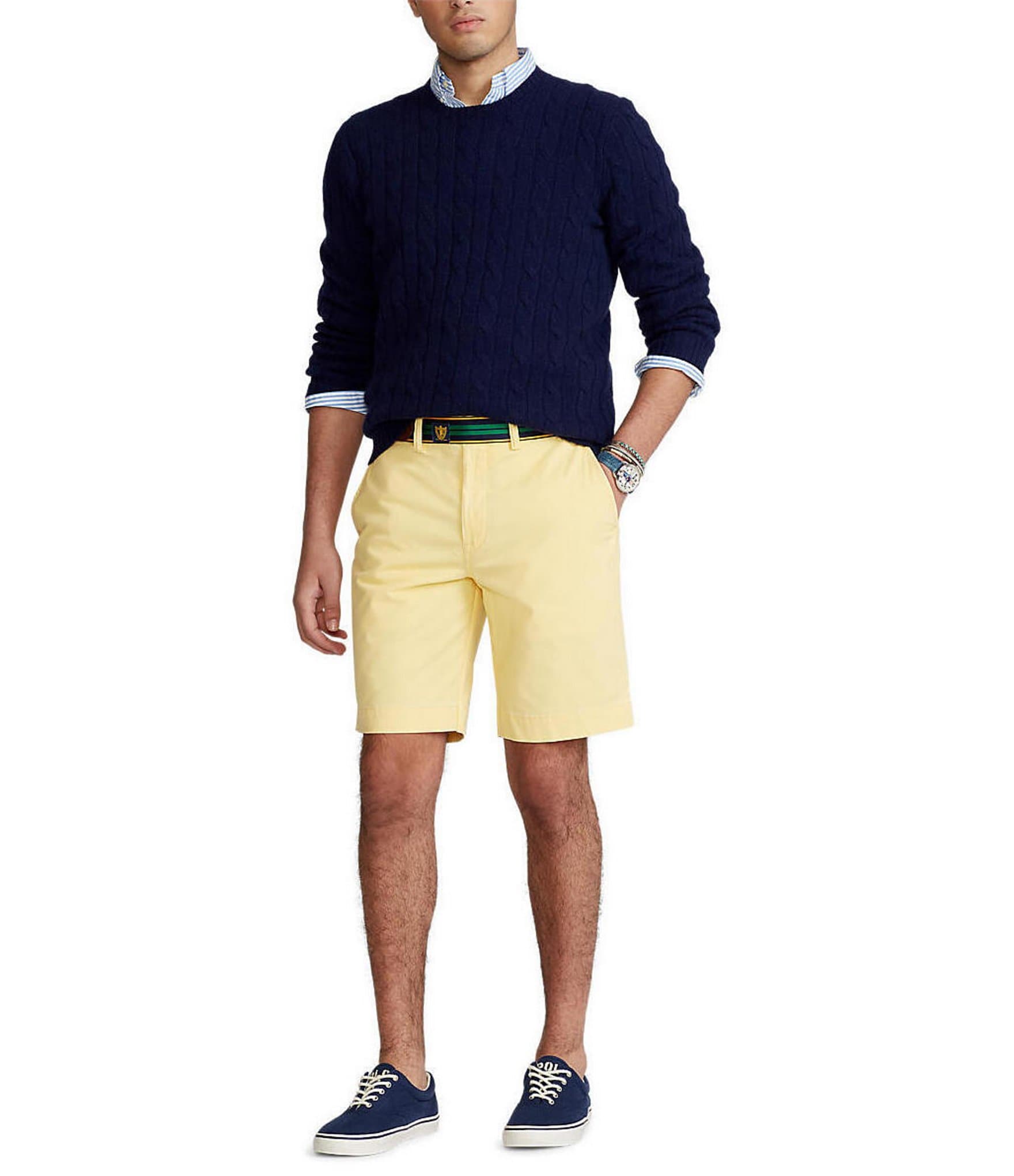 Polo Ralph Lauren Classic Fit Stretch 9#double; Inseam Twill Shorts