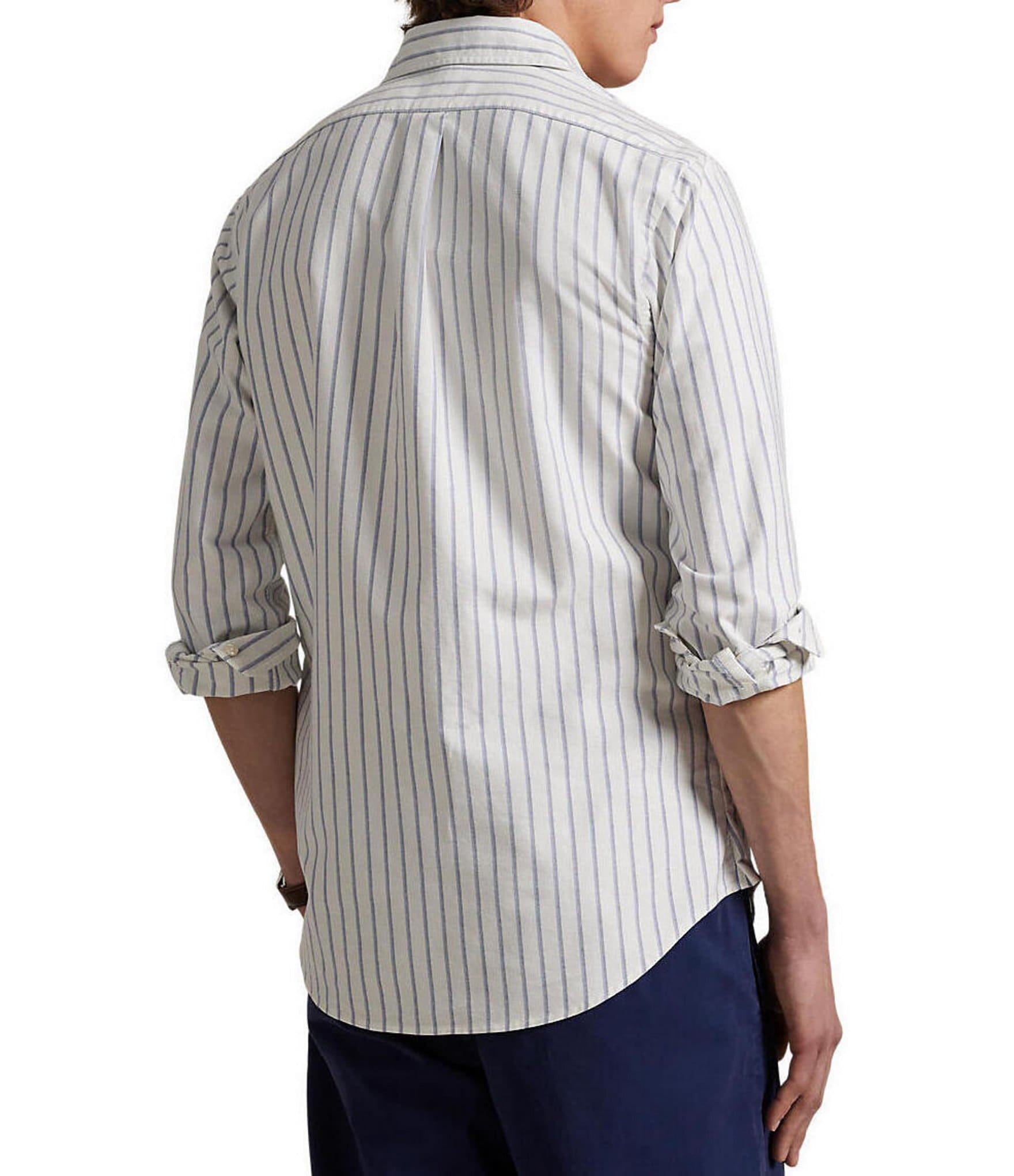 Polo Ralph Lauren Classic Fit Stripe Oxford Long Sleeve Woven Shirt