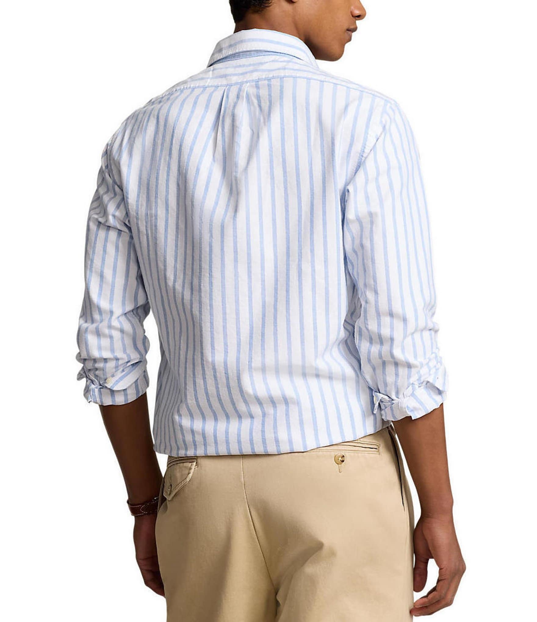 Polo Ralph Lauren Classic Fit Stripe Oxford Long Sleeve Woven Shirt