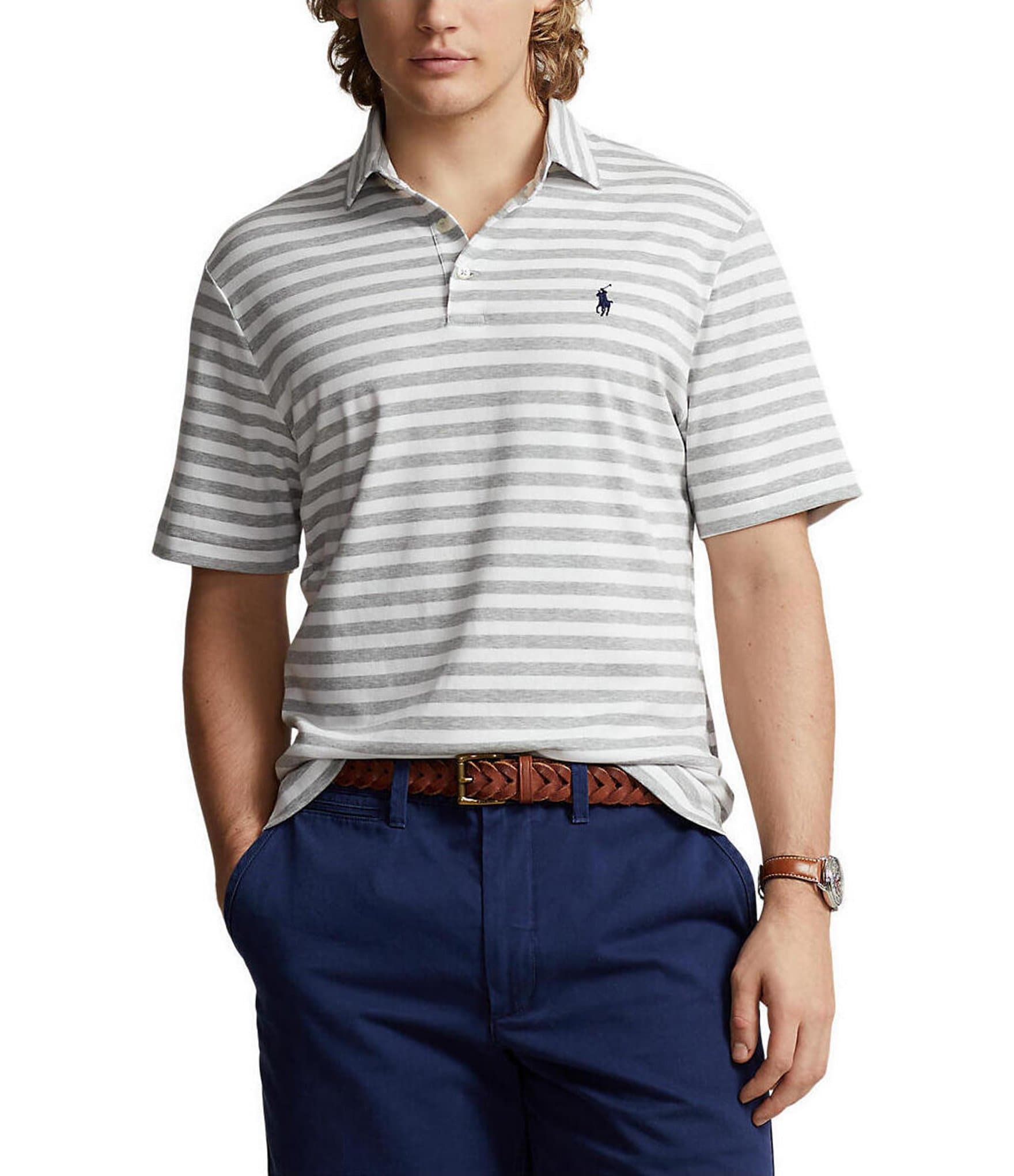 Polo Ralph Lauren Classic-Fit Stripe Short-Sleeve Polo Shirt