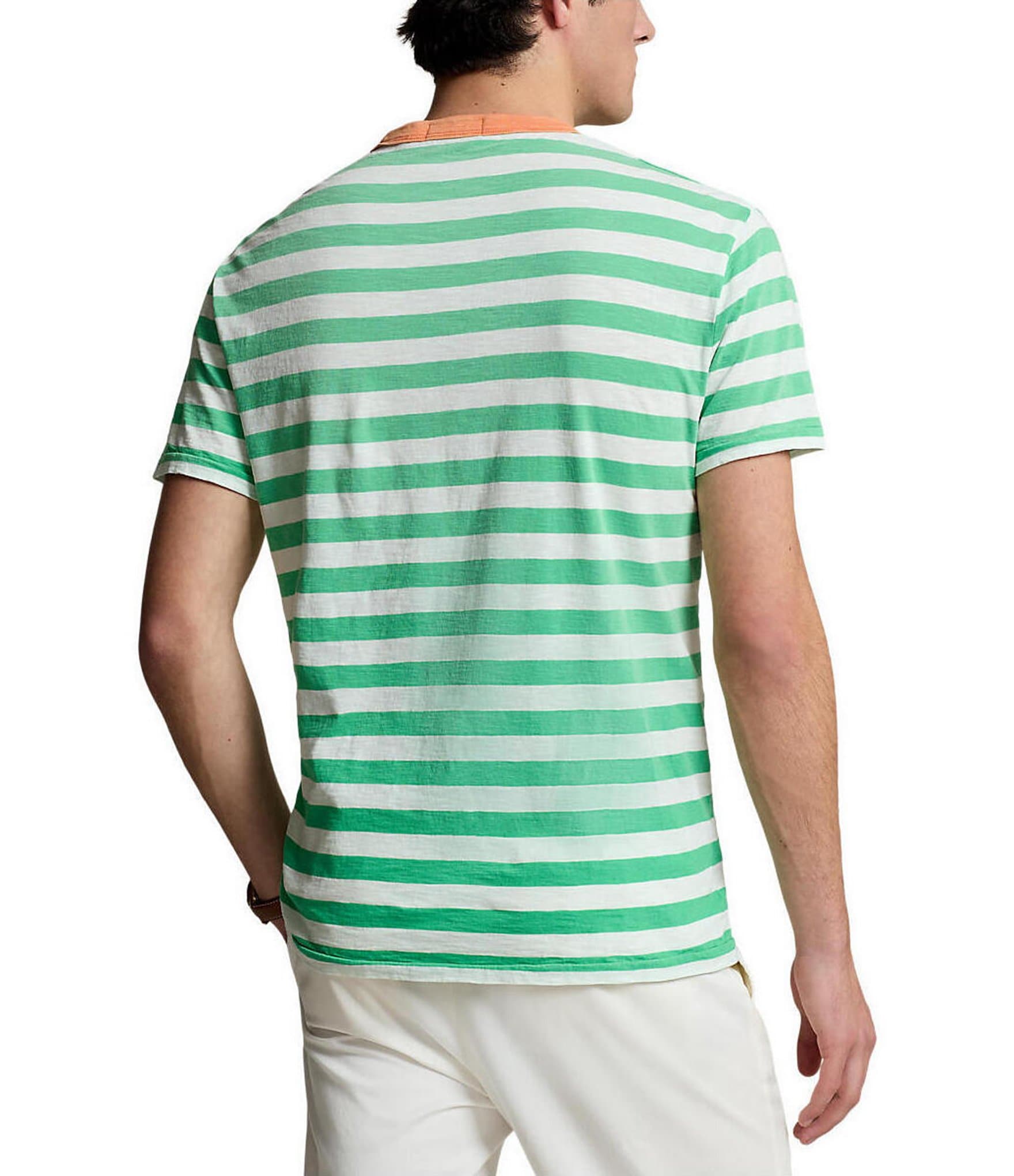 Polo Ralph Lauren Classic-Fit Striped Jersey Short Sleeve T-Shirt