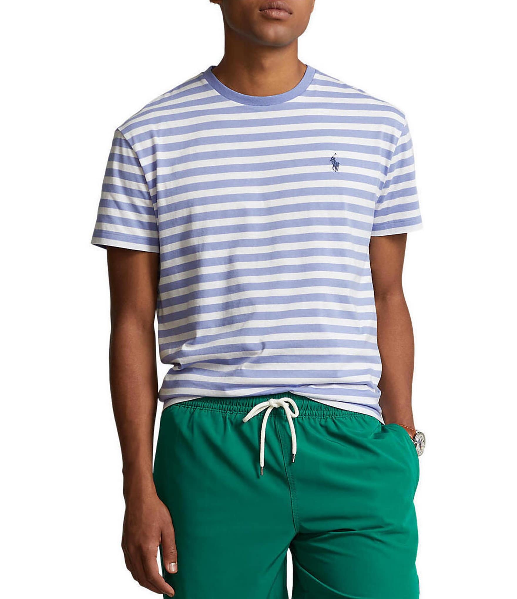 Polo Ralph Lauren Classic-Fit Stripe Jersey Short-Sleeve T-Shirt