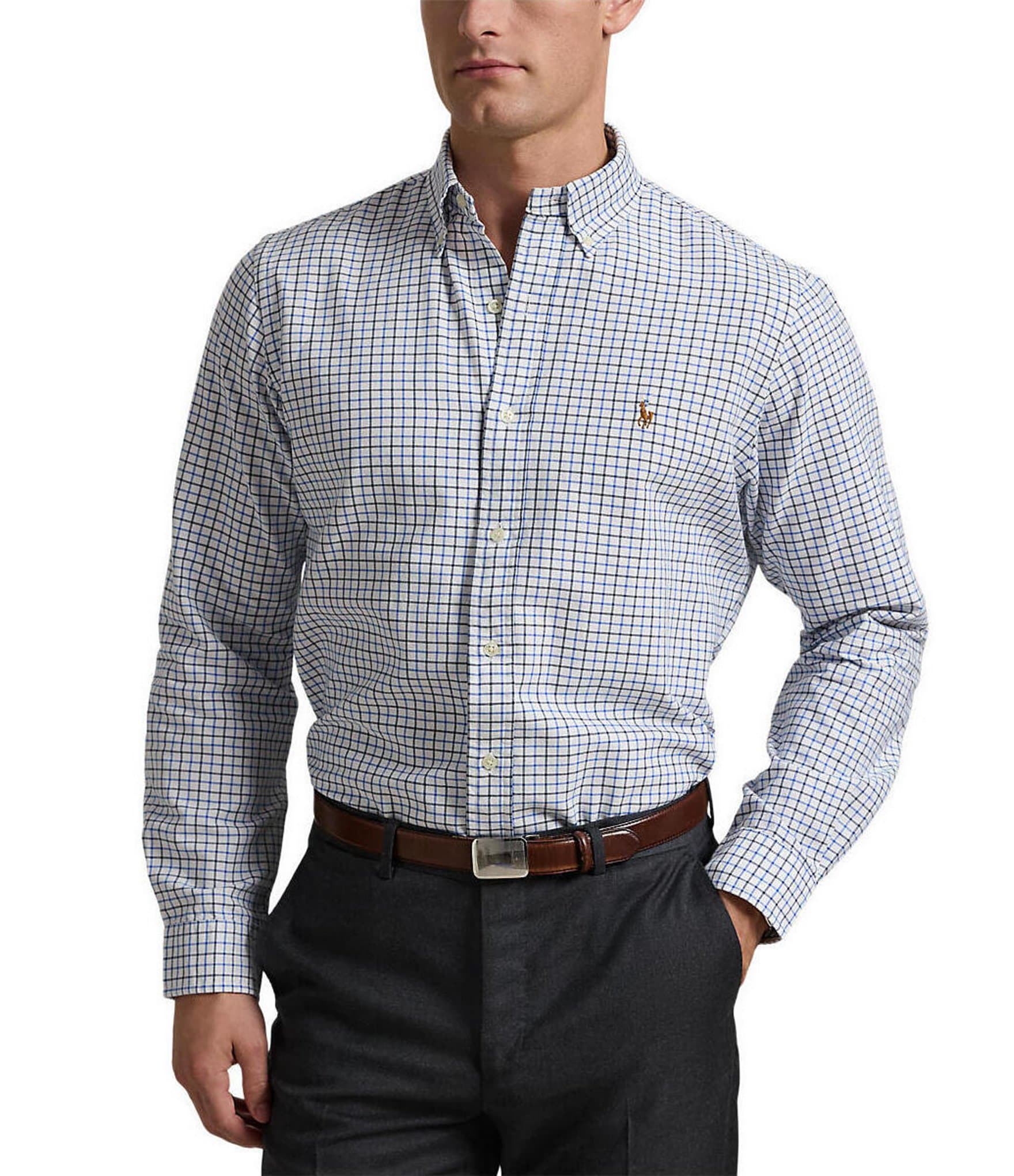 Polo Ralph Lauren Classic-Fit Tattersall Oxford Long Sleeve Woven Shirt