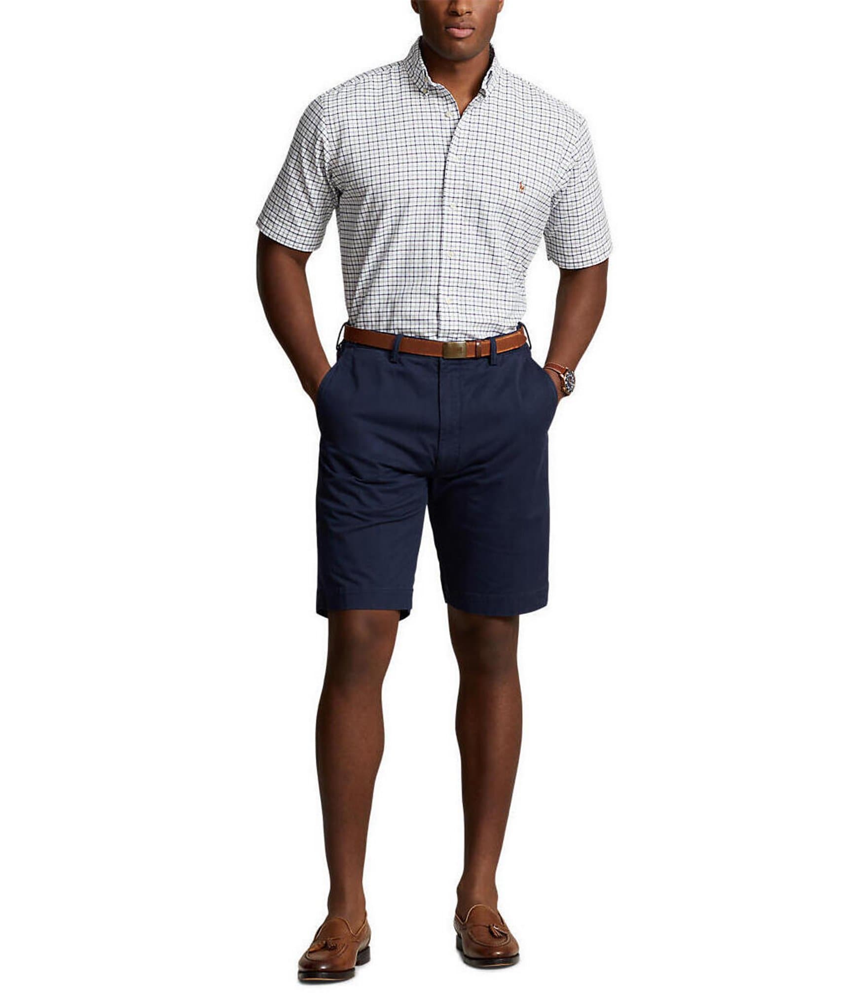 Polo Ralph Lauren Classic-Fit Tattersall Oxford Short Sleeve Woven Shirt