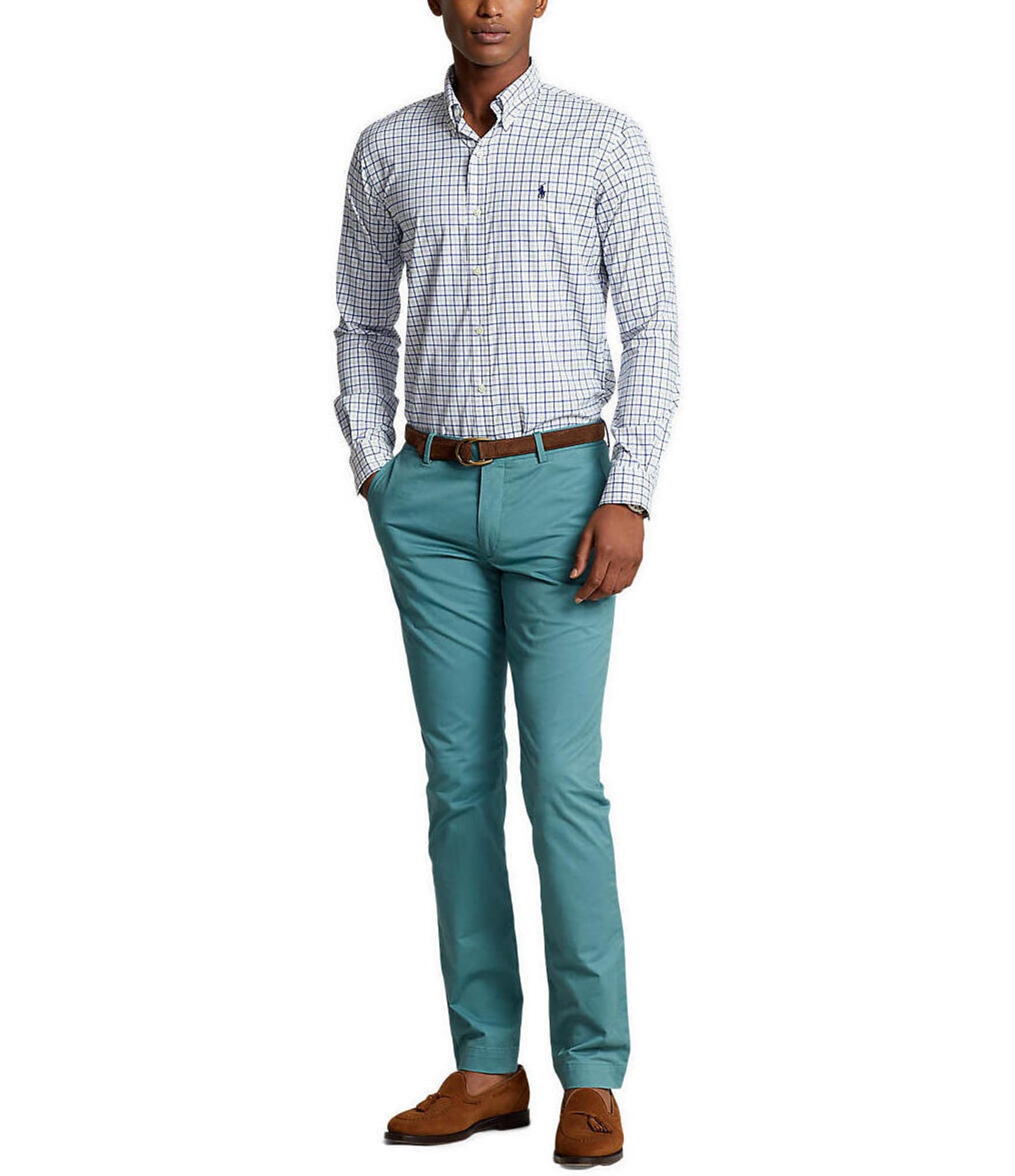 Polo Ralph Lauren Classic-Fit Twill Performance Stretch Long-Sleeve Woven  Shirt | Hamilton Place