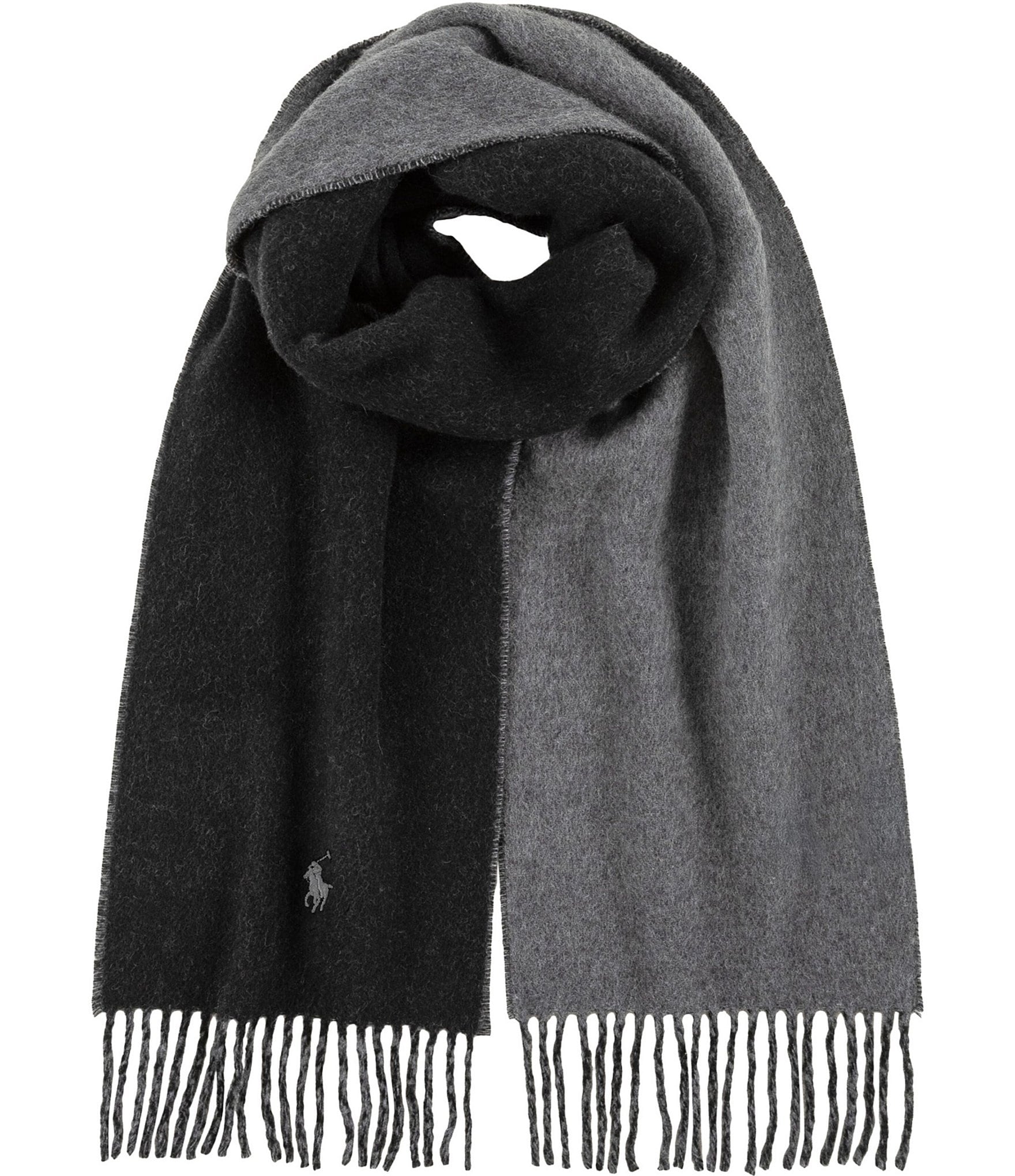 Polo Ralph Lauren Classic Reversible Wool-Blend Scarf