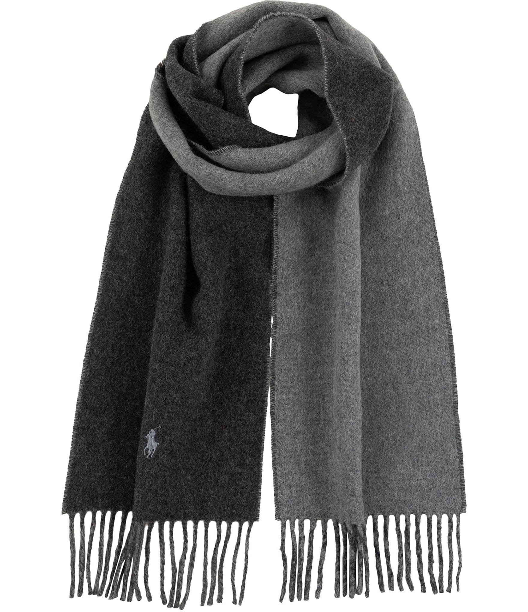 Polo Ralph Lauren Classic Reversible Wool-Blend Scarf