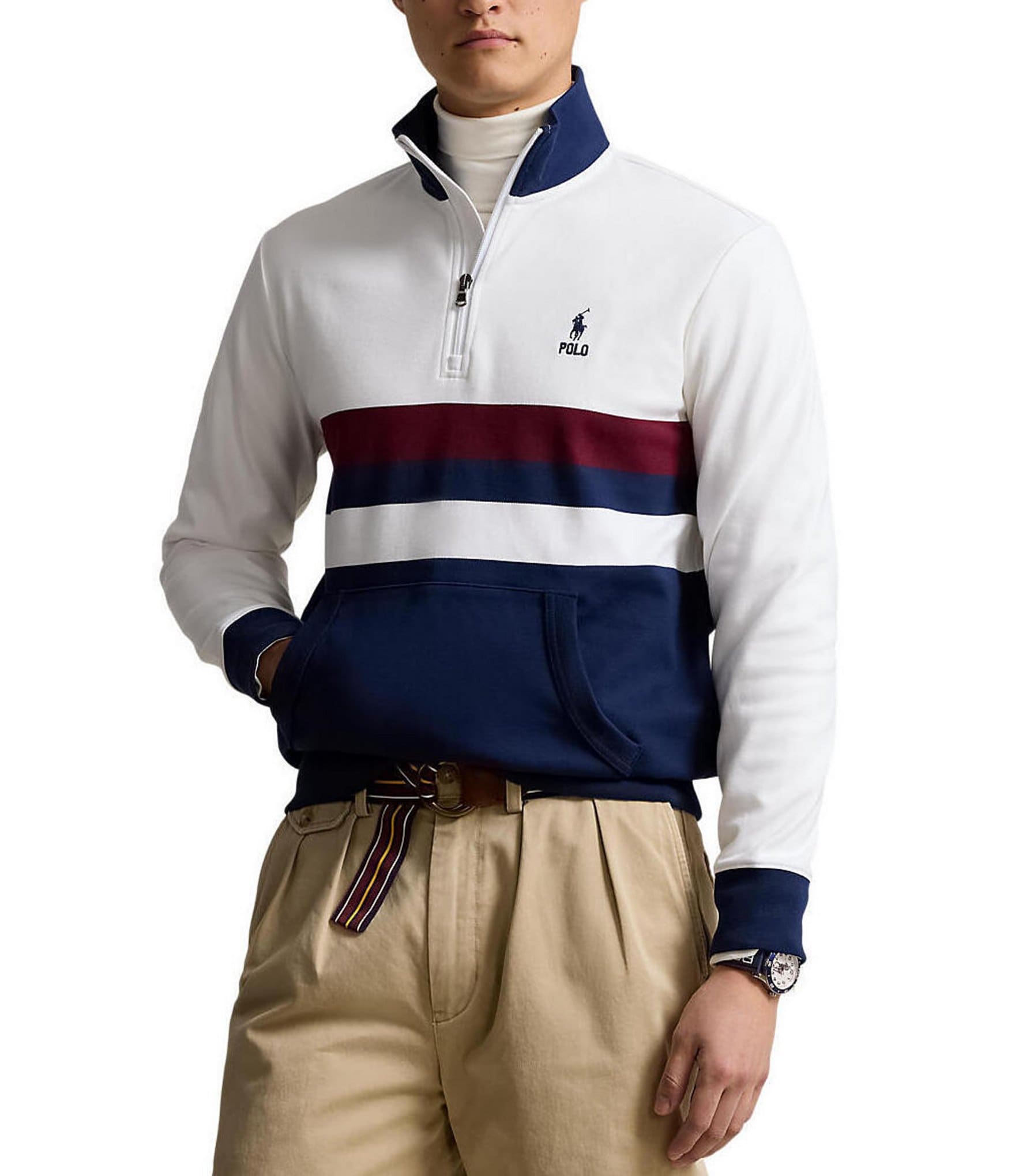 Polo Ralph Lauren Colorblock Quarter-Zip Pullover