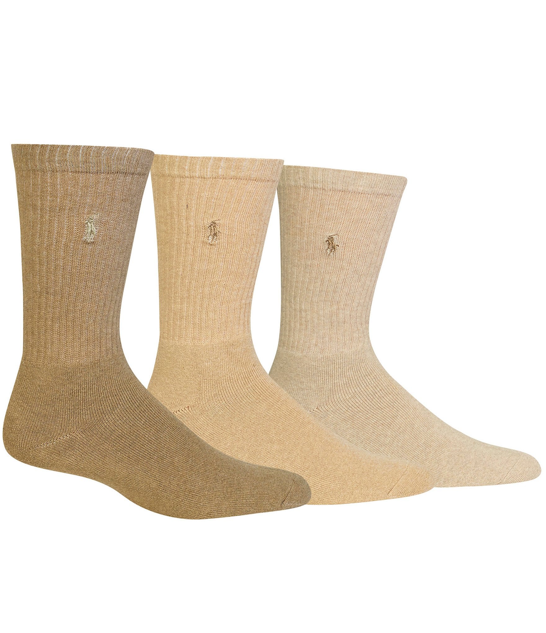 Polo Ralph Lauren Cushioned Rib Crew Socks 3-Pack