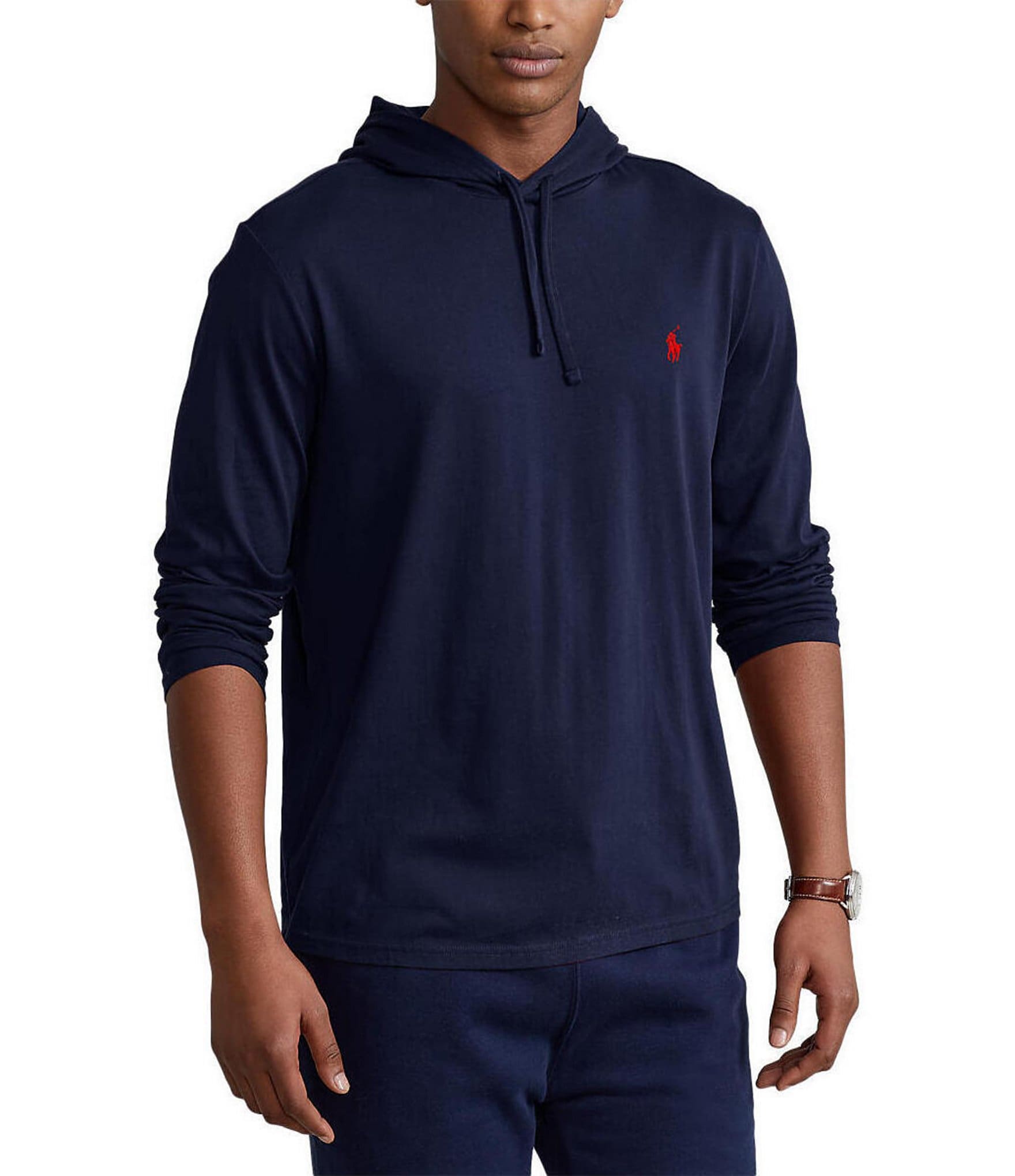 Polo Ralph Lauren Cotton Jersey Long-Sleeve Hoodie