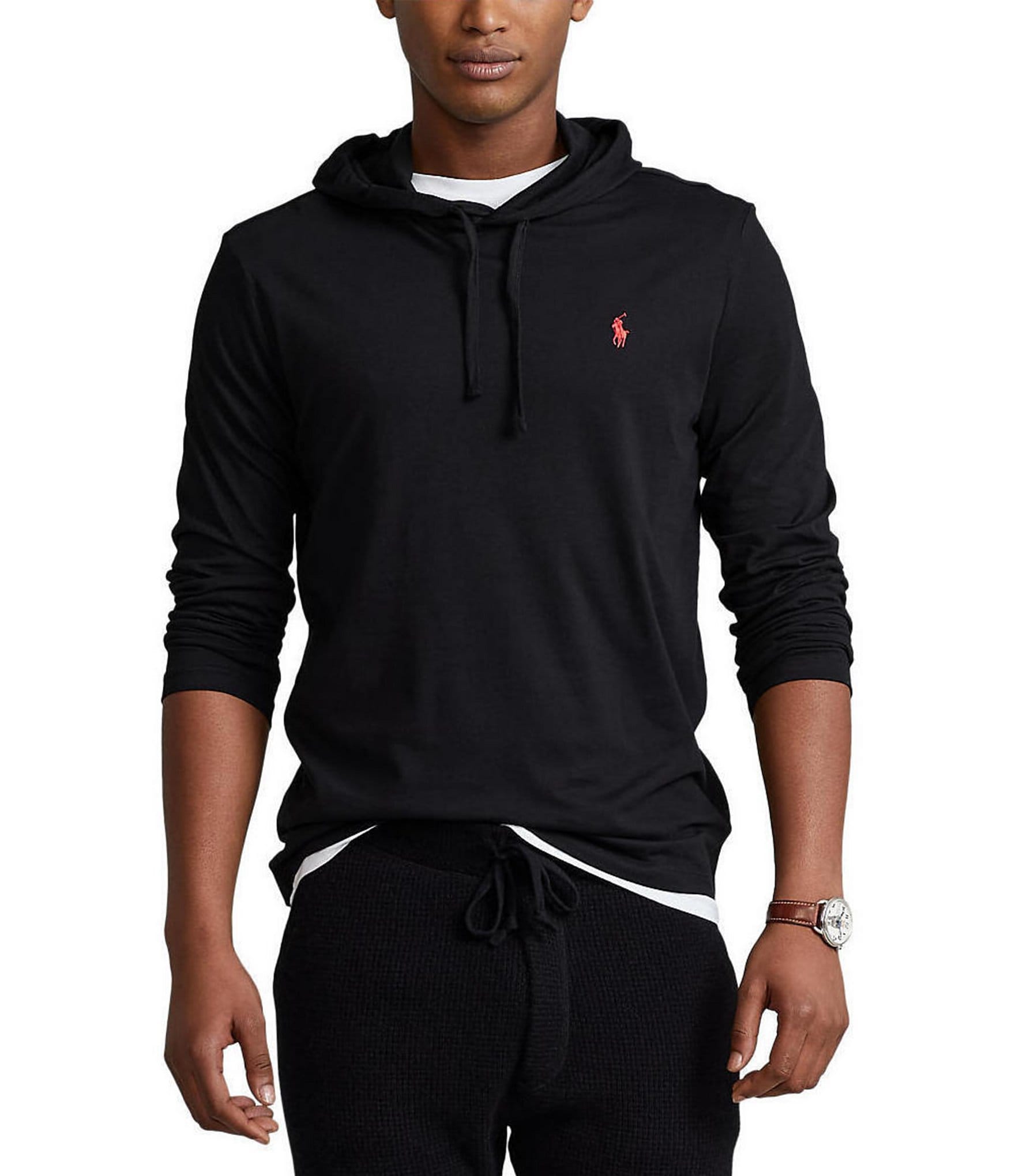 Polo Ralph Lauren Cotton Jersey Long-Sleeve Hoodie