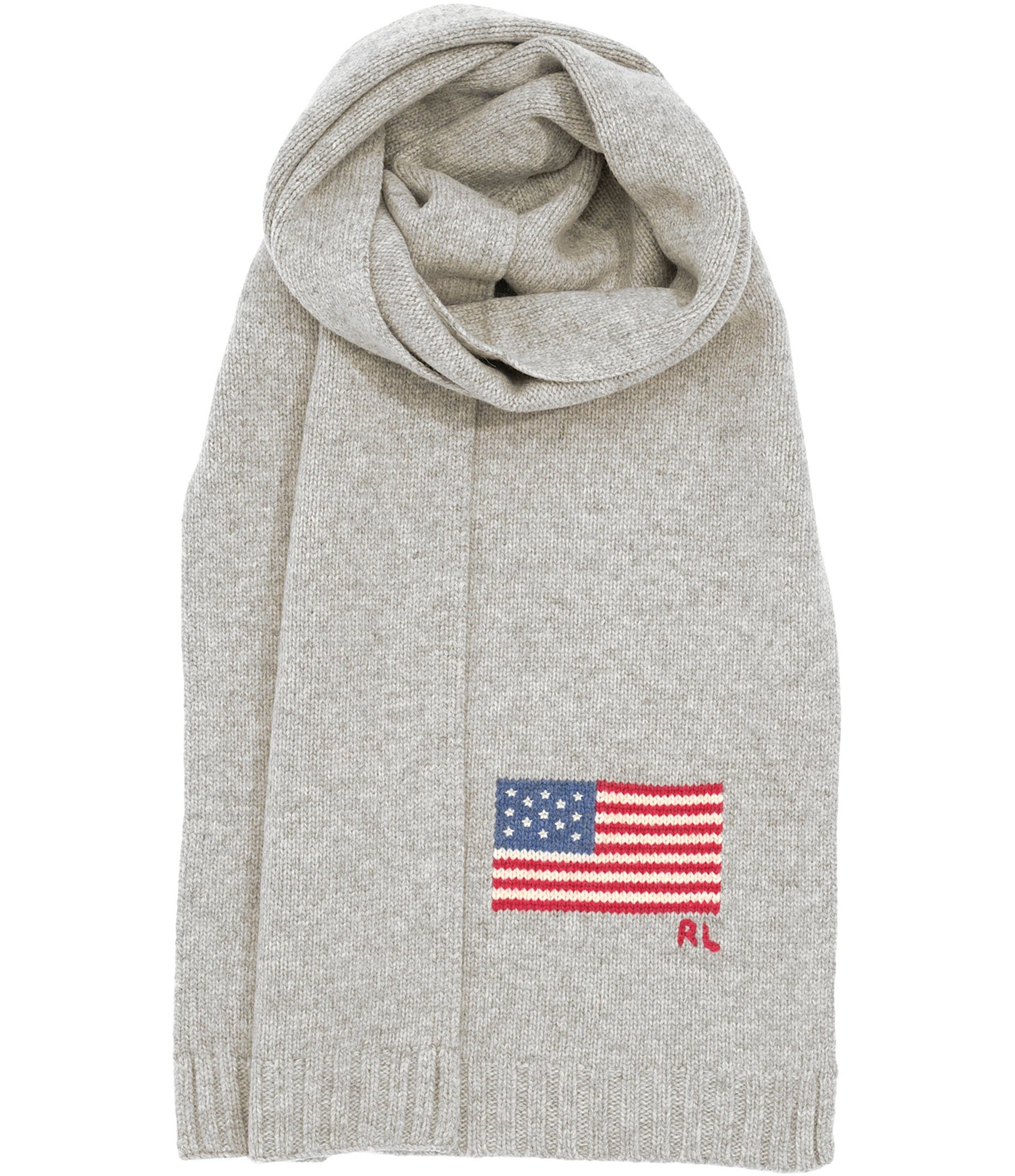 Polo Ralph Lauren Cozy Blend Flag Scarf at Hamilton Place in