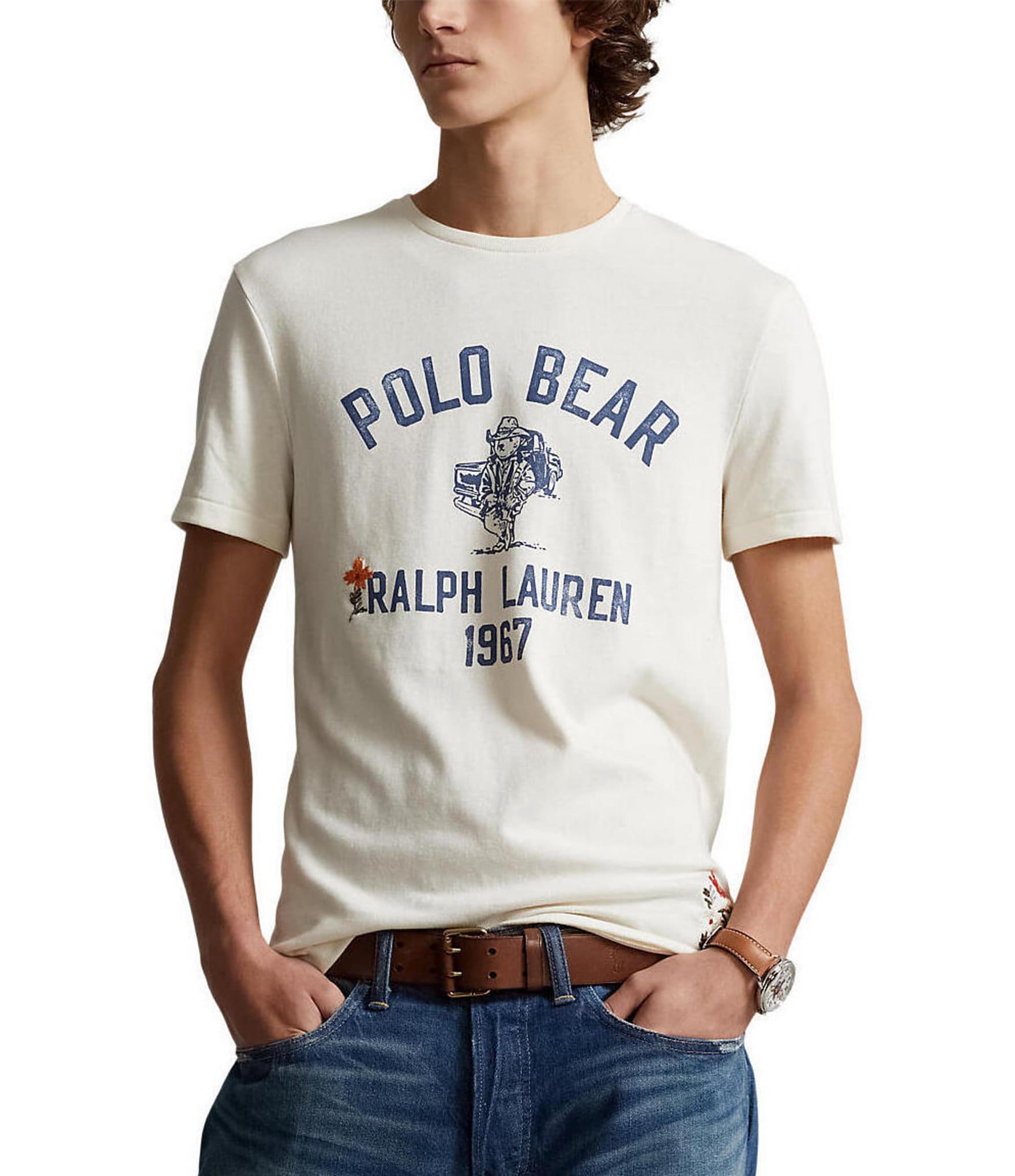 Polo Ralph Lauren Polo Bear Jersey Short-Sleeve Tee | Dillard's