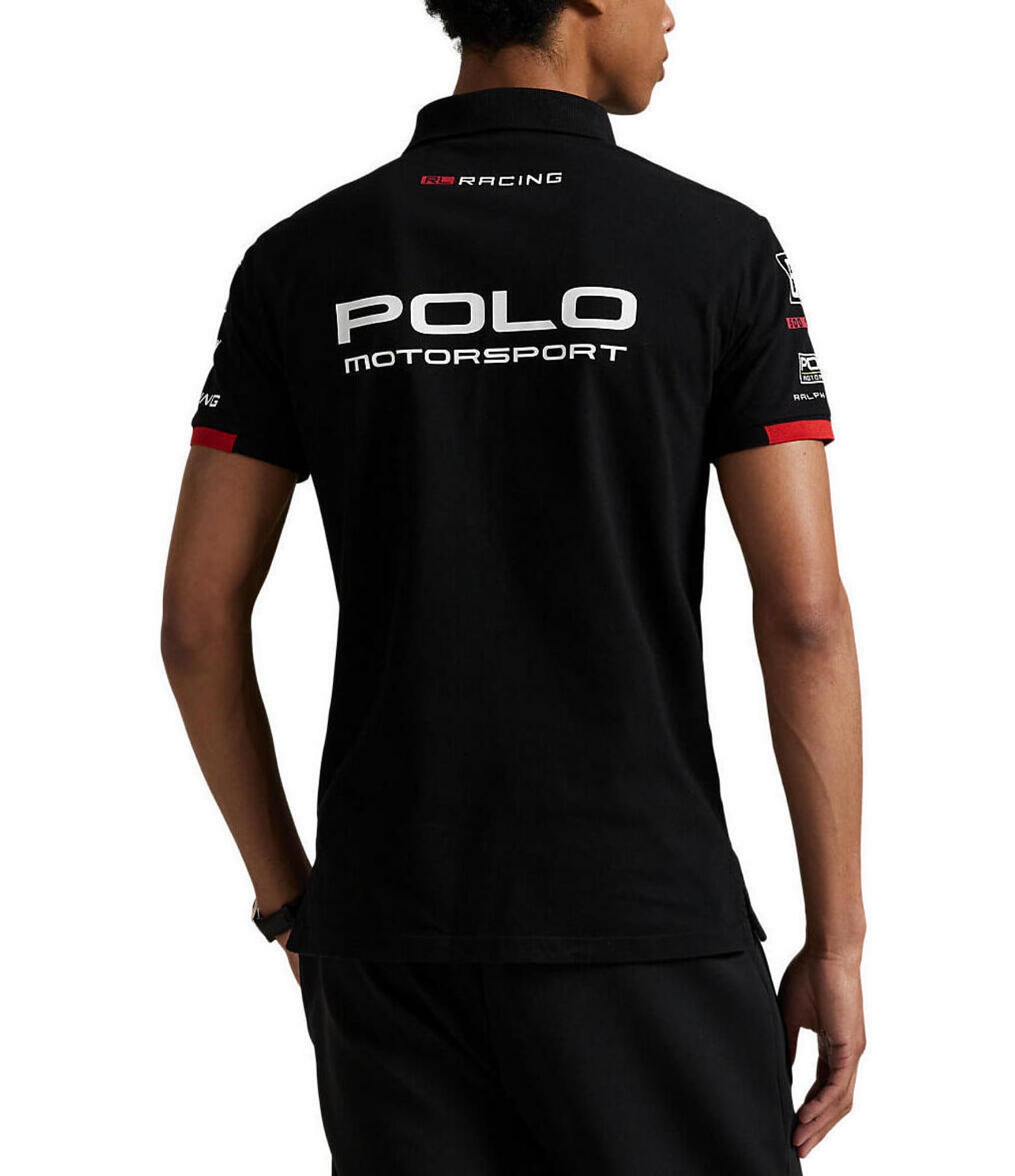 Polo Ralph Lauren Racing Custom Slim Fit Stretch Mesh Short-Sleeve Polo Shirt
