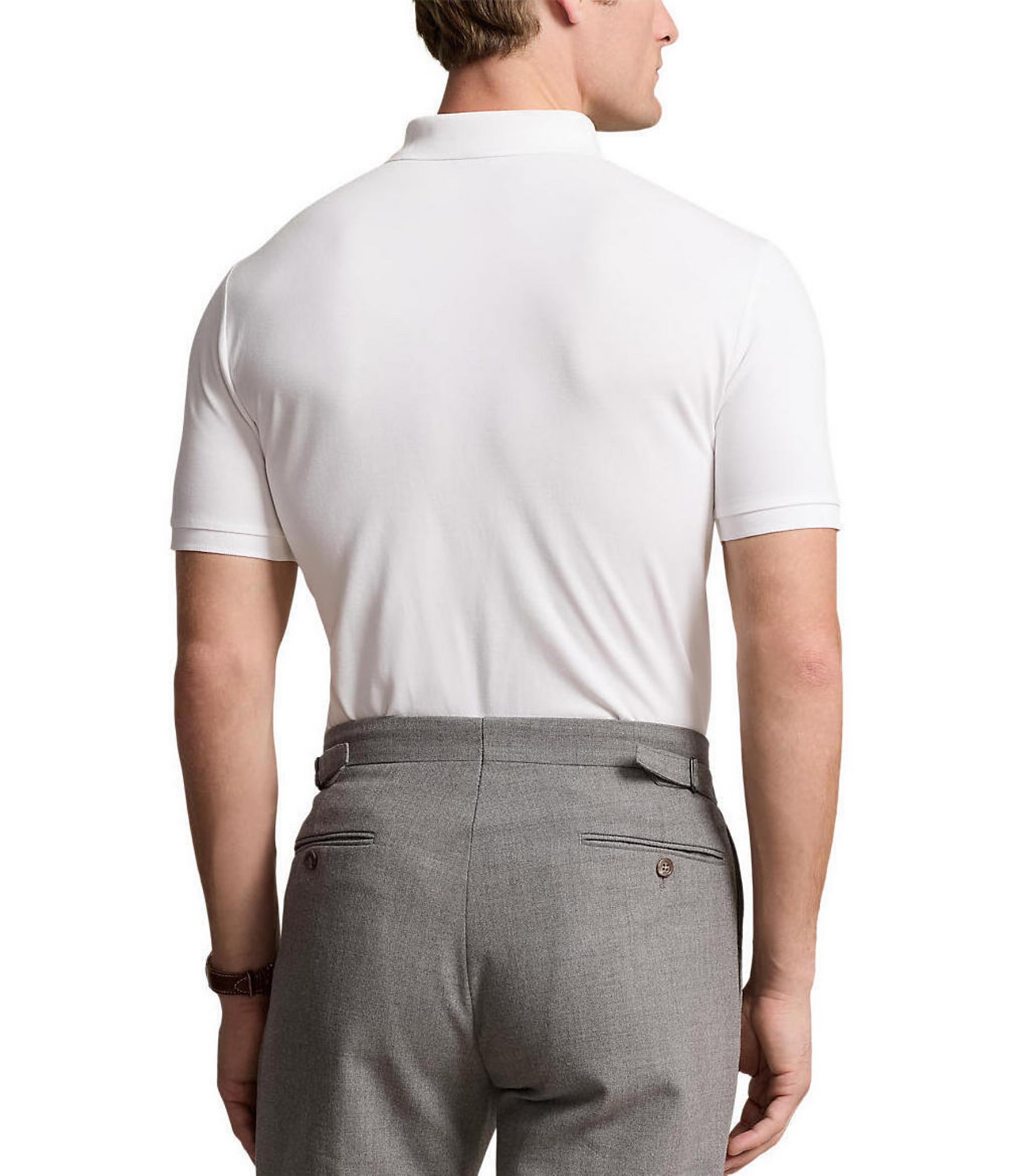 Polo Ralph Lauren Custom Slim Fit Stretch Mesh Short Sleeve Polo Shirt