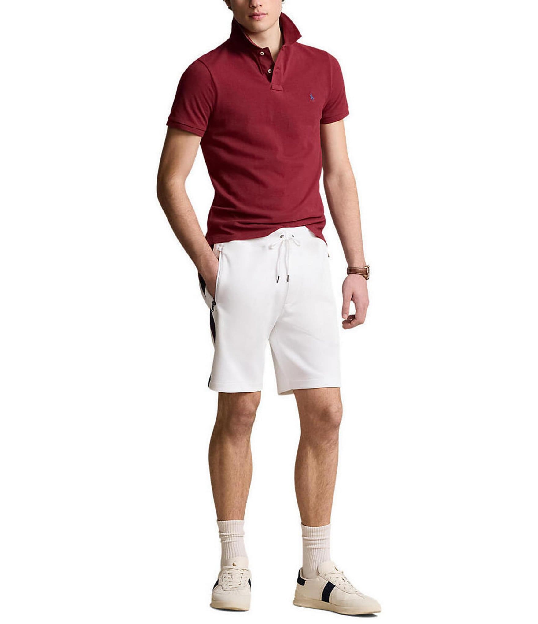 Polo Ralph Lauren Double-Knit 7.5#double; Inseam Shorts