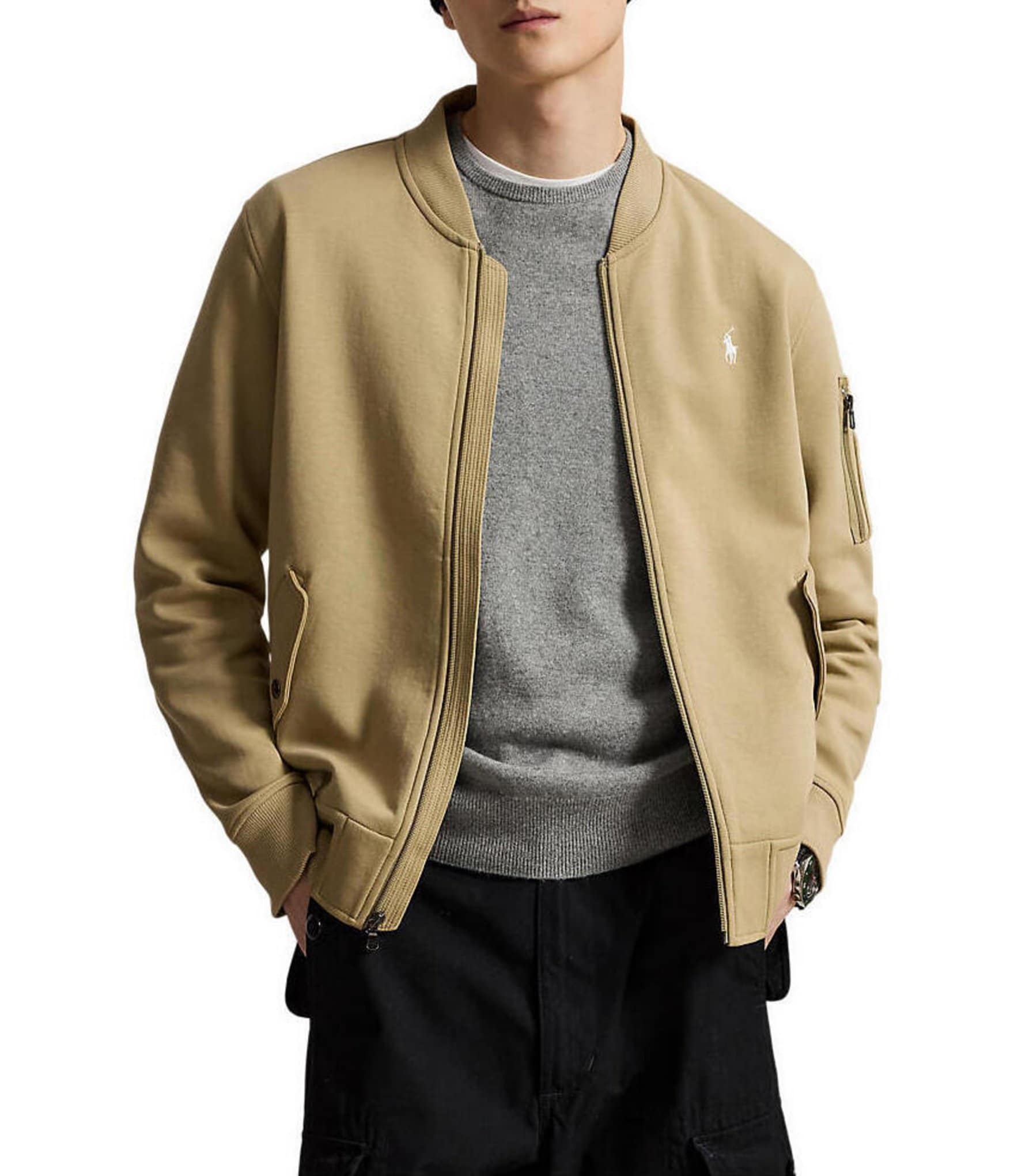 Polo Ralph Lauren Double-Knit Bomber Jacket