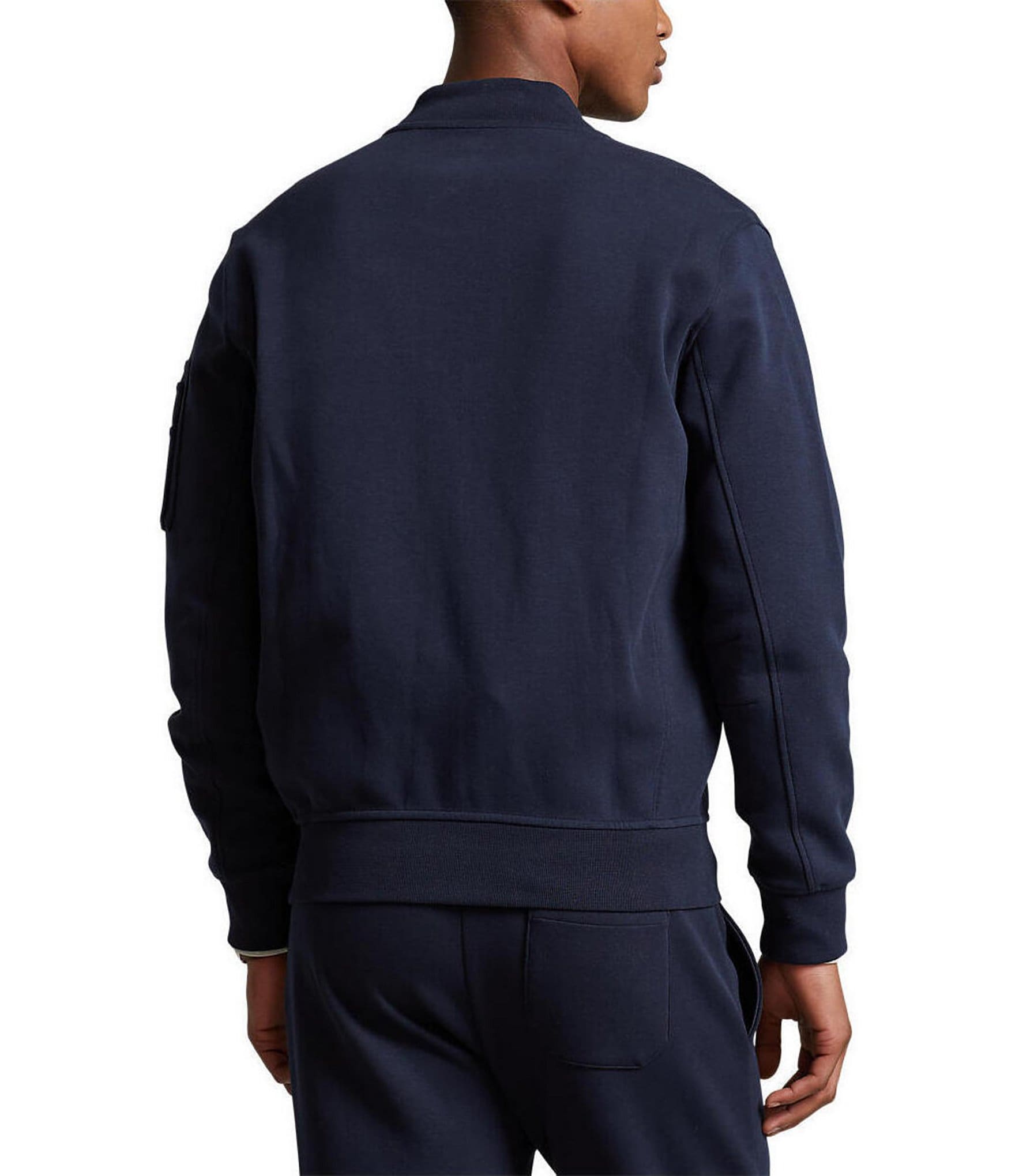 Polo Ralph Lauren Double-Knit Full-Zip Bomber Jacket