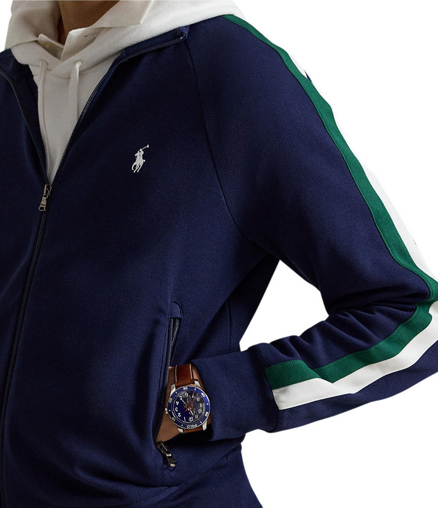 Polo Ralph Lauren Double-Knit Long Sleeve Track Jacket