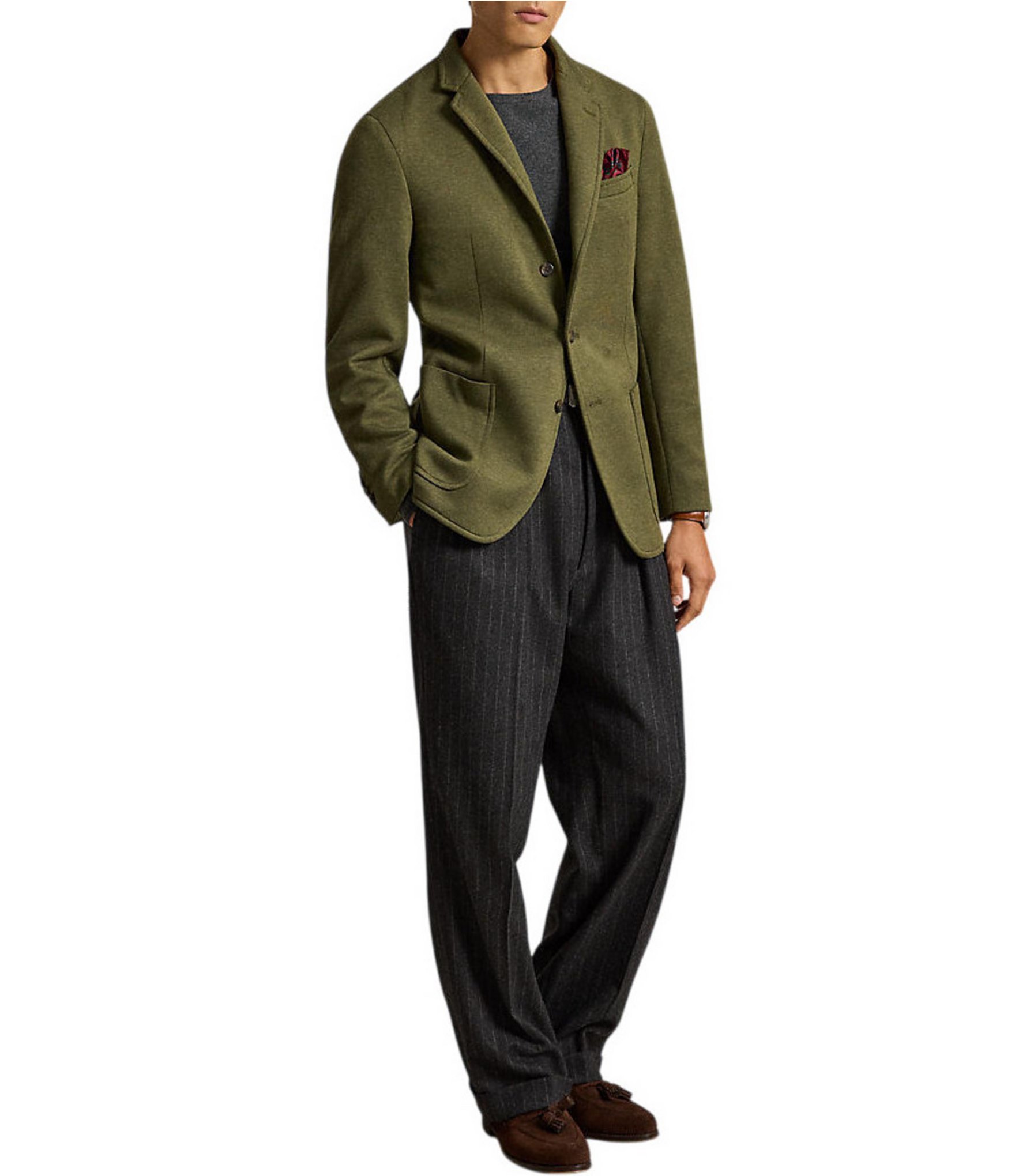 Polo Ralph Lauren Double Knit Tech Suit Separates Jacket
