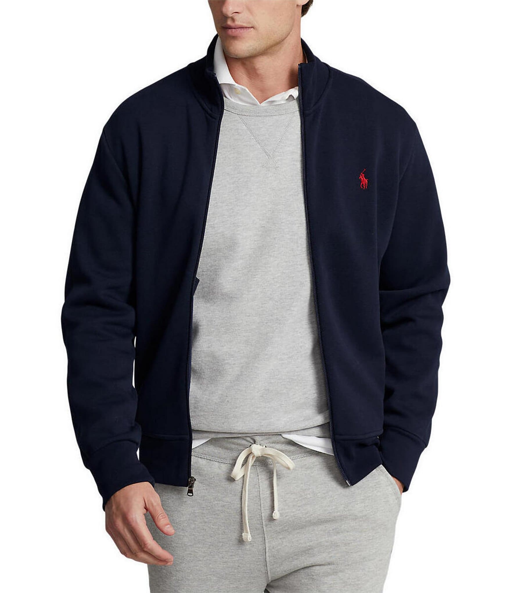 Polo Ralph Lauren down fill hooded puffer jacket in navy | ASOS