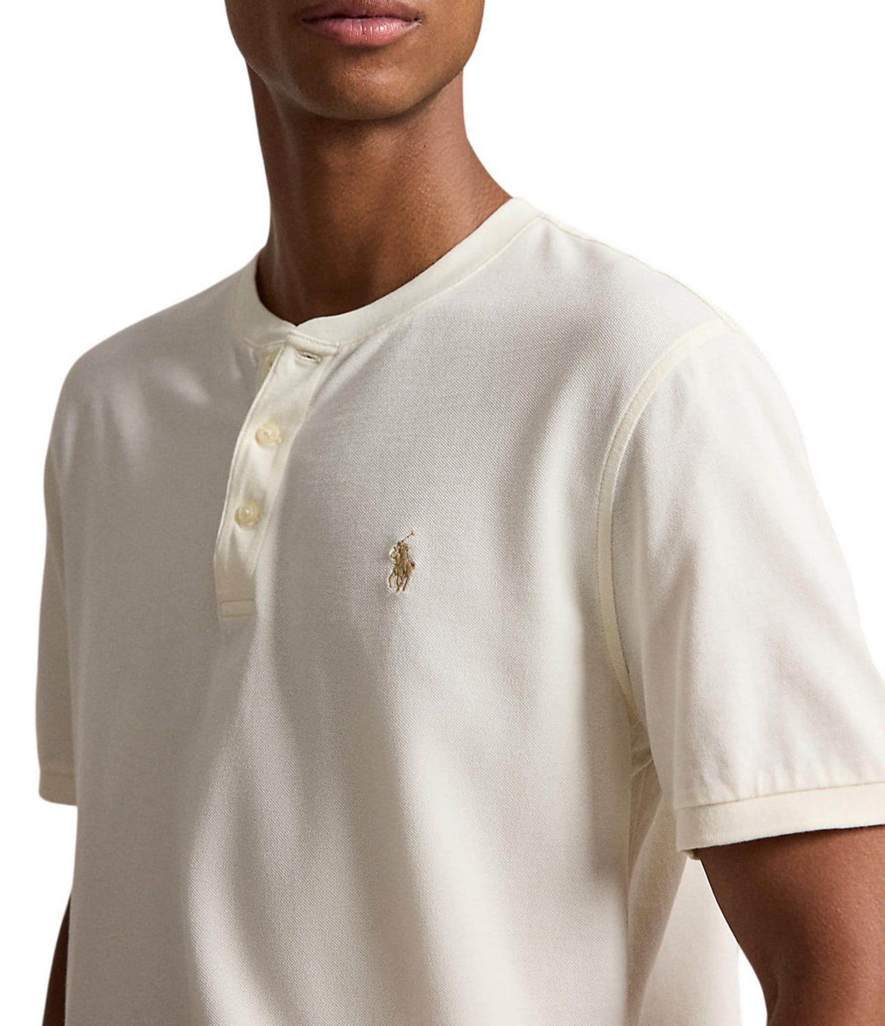 Polo Ralph Lauren Featherweight Mesh Short Sleeve Henley Shirt